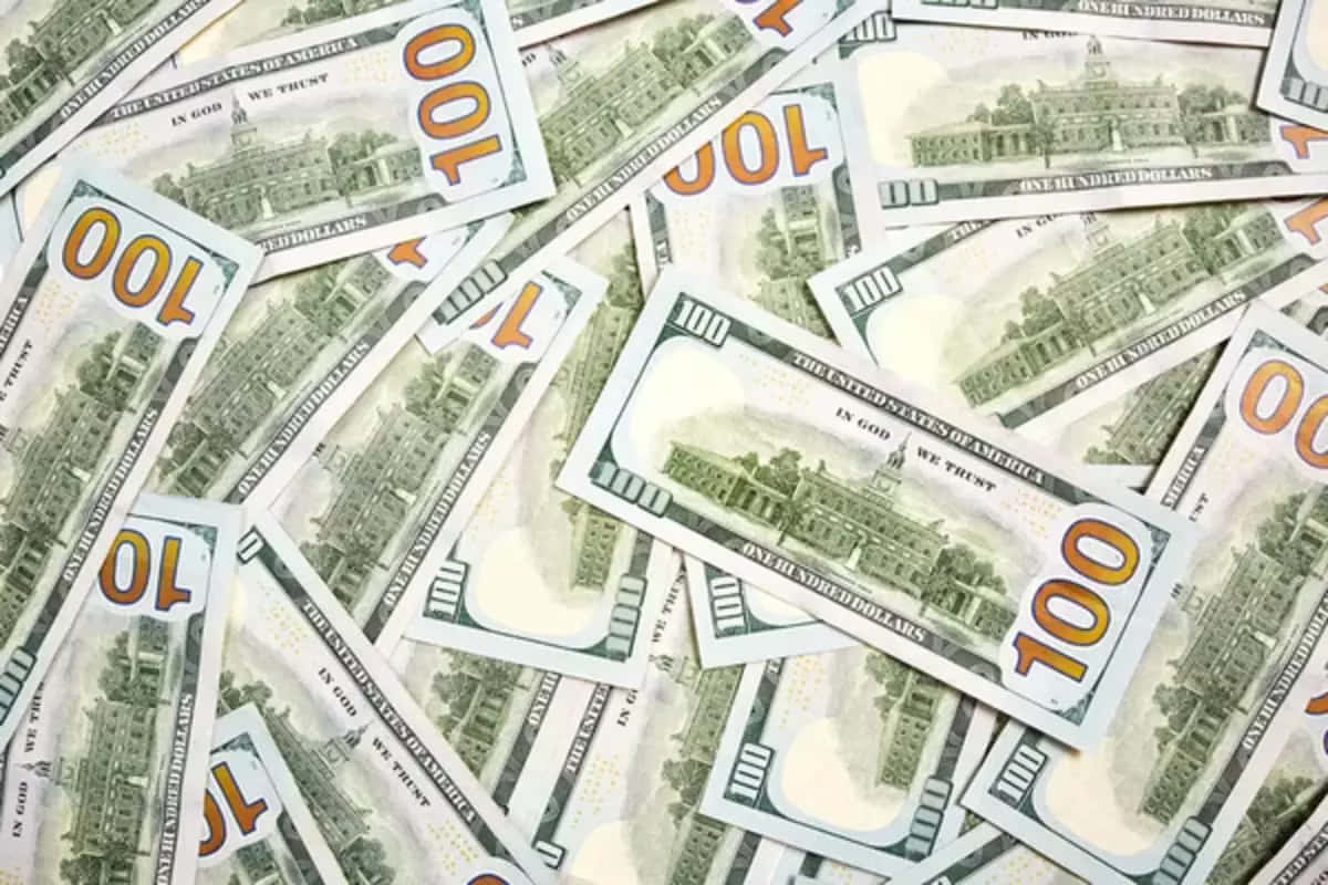100 Dollar Bill, pile, surface, SD Desktop Wallpaper