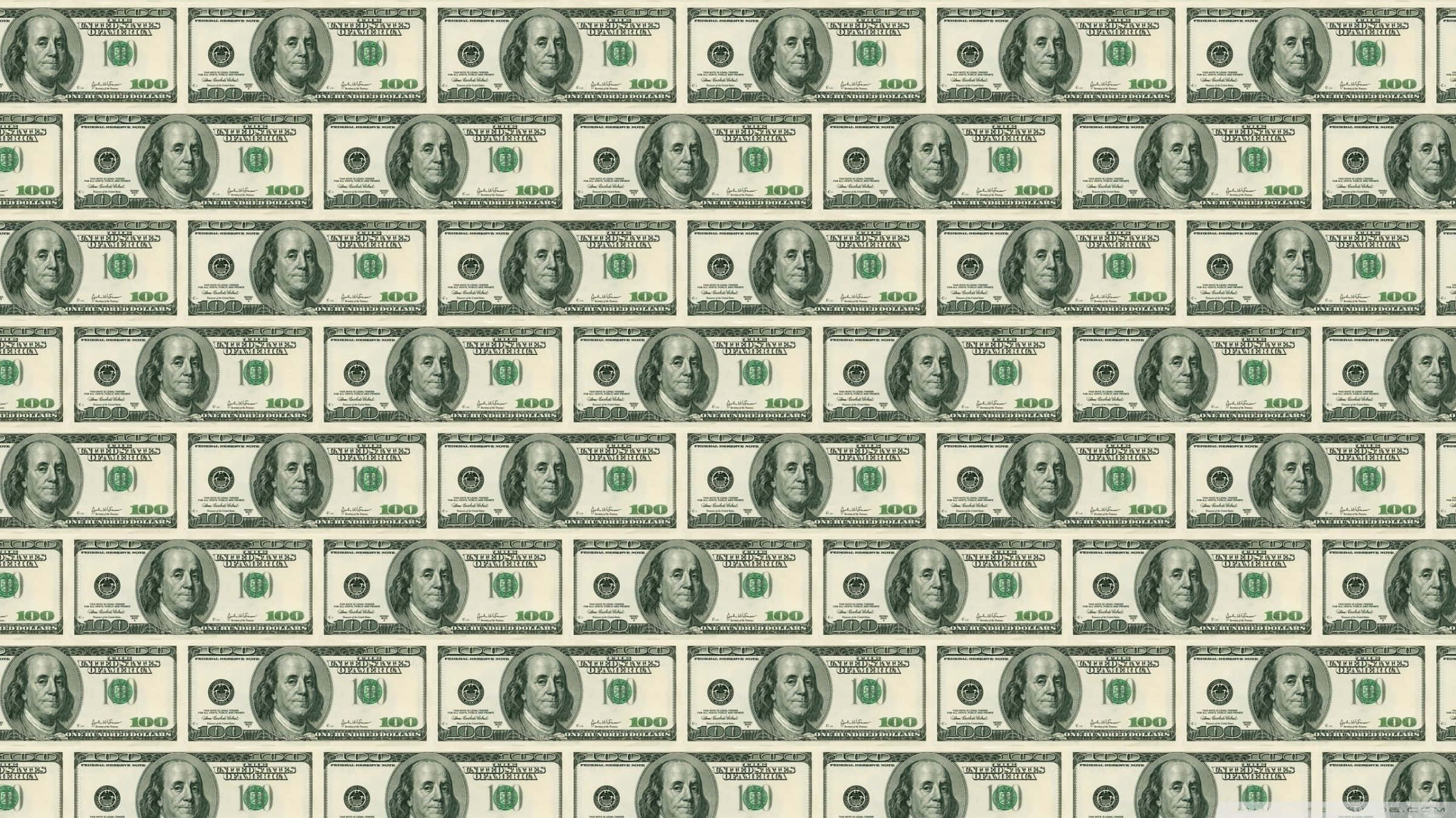 100 Dollar Bill, seamless pattern, repeating, Full HD Desktop Wallpaper