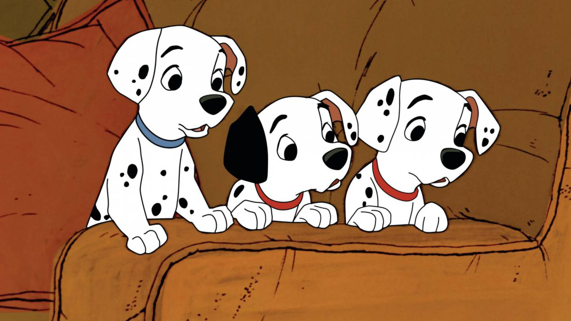 101 Dalmatians, dalmatian puppies, spotted coats, Full HD Desktop Wallpaper