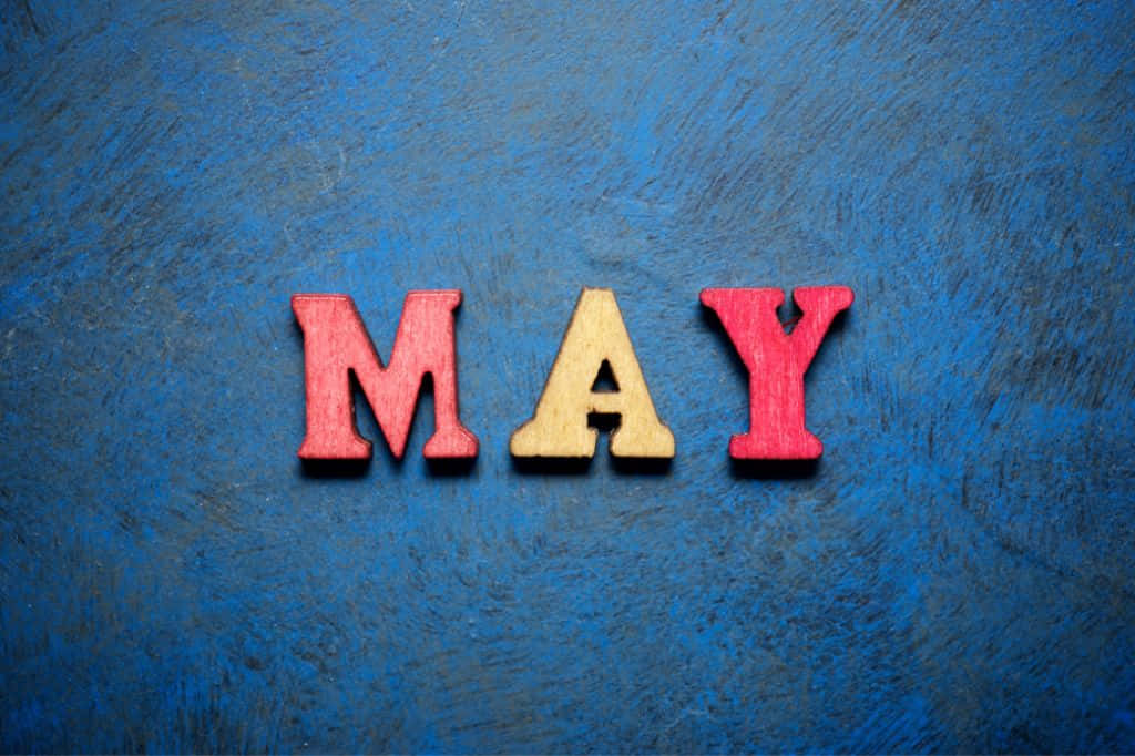 1024x682, colorful wooden letters, textured blue background, SD Desktop Wallpaper
