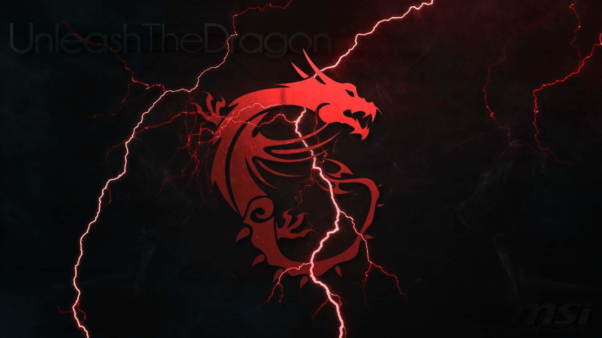 1080p Dragon, Red Dragon, lightning, Full HD Desktop Wallpaper