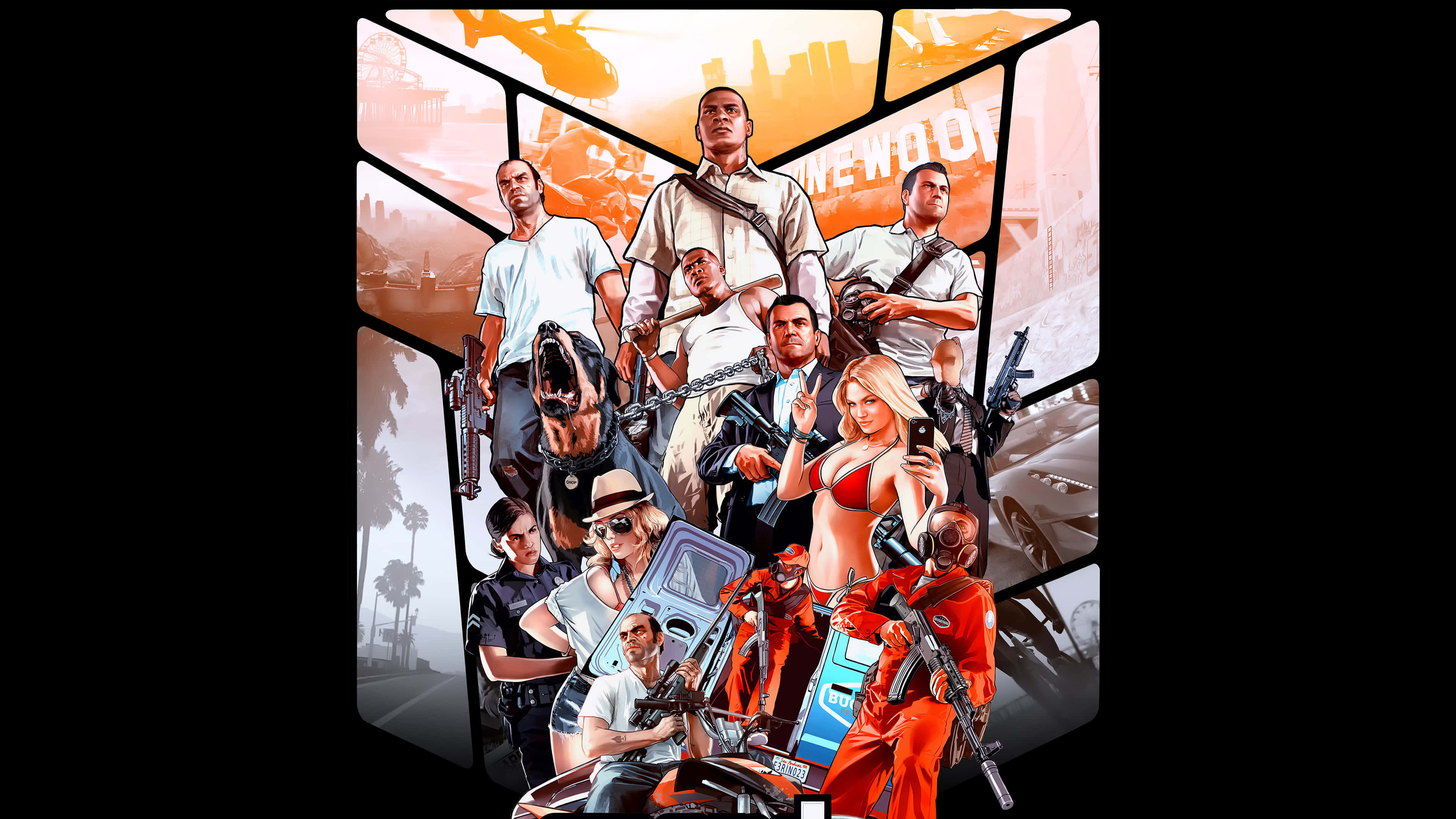 GTA 5, 4K, 3840 x 2160, 4K Desktop Wallpaper