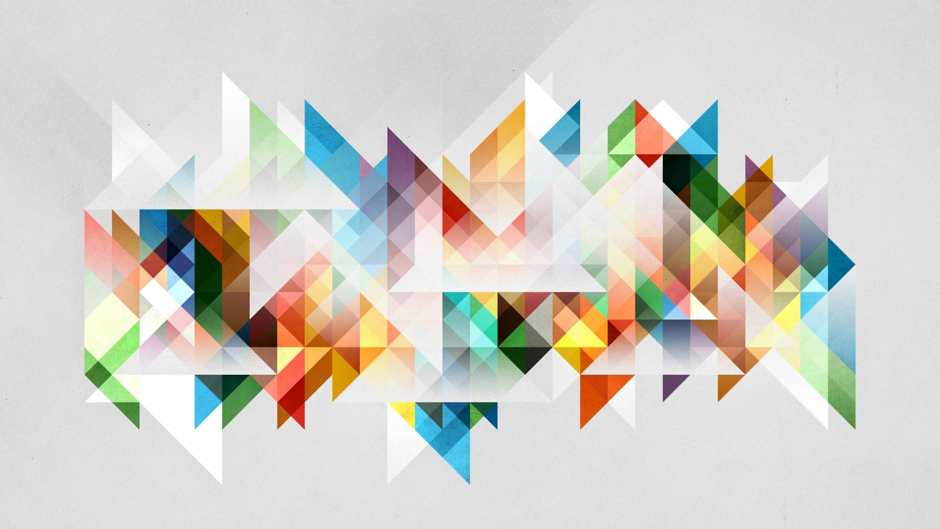 abstract triangle mosaic, 1080p HD desktop, colorful triangles, Full HD Desktop Wallpaper
