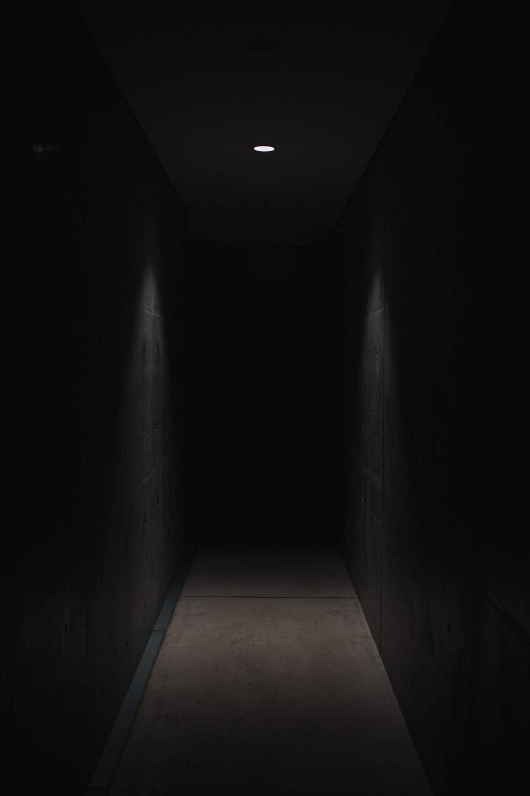 1080p HD, spooky hallway, narrow concrete hallway, HD Phone Wallpaper