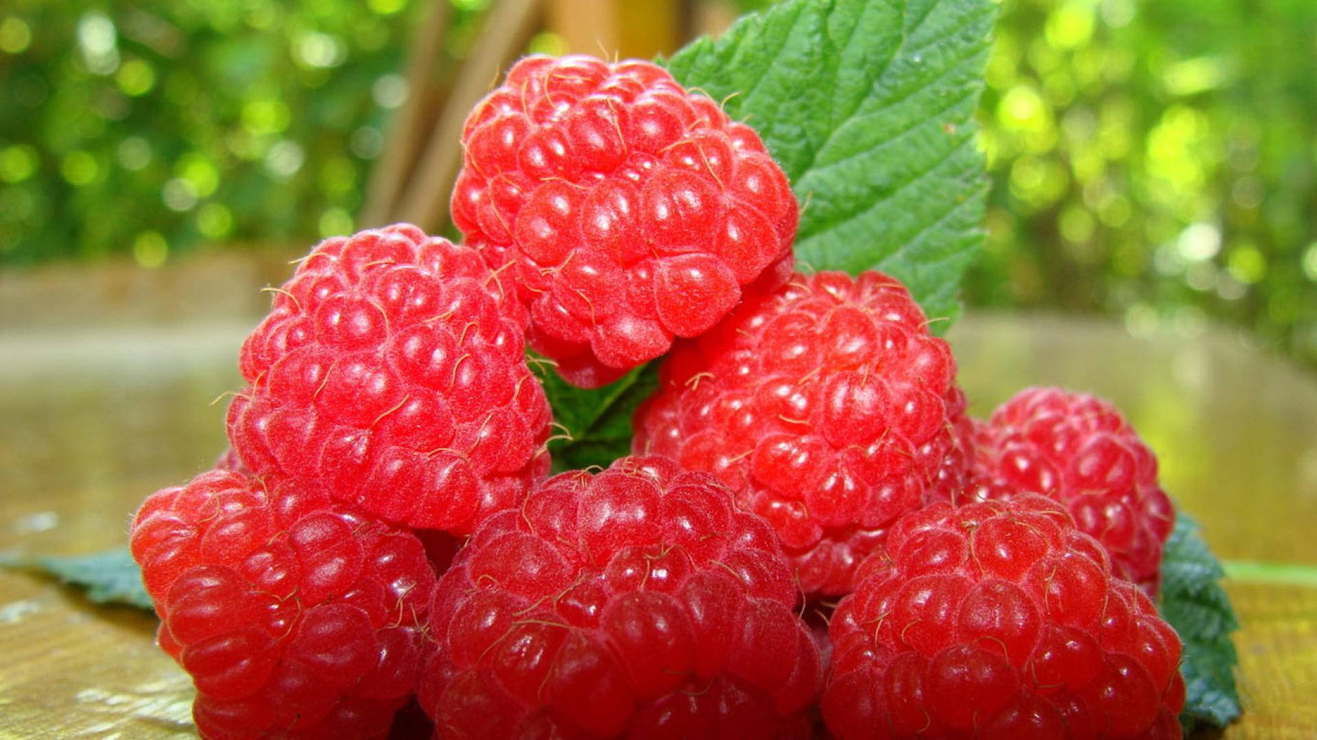 1080p HD, raspberries, red, Full HD Desktop Wallpaper