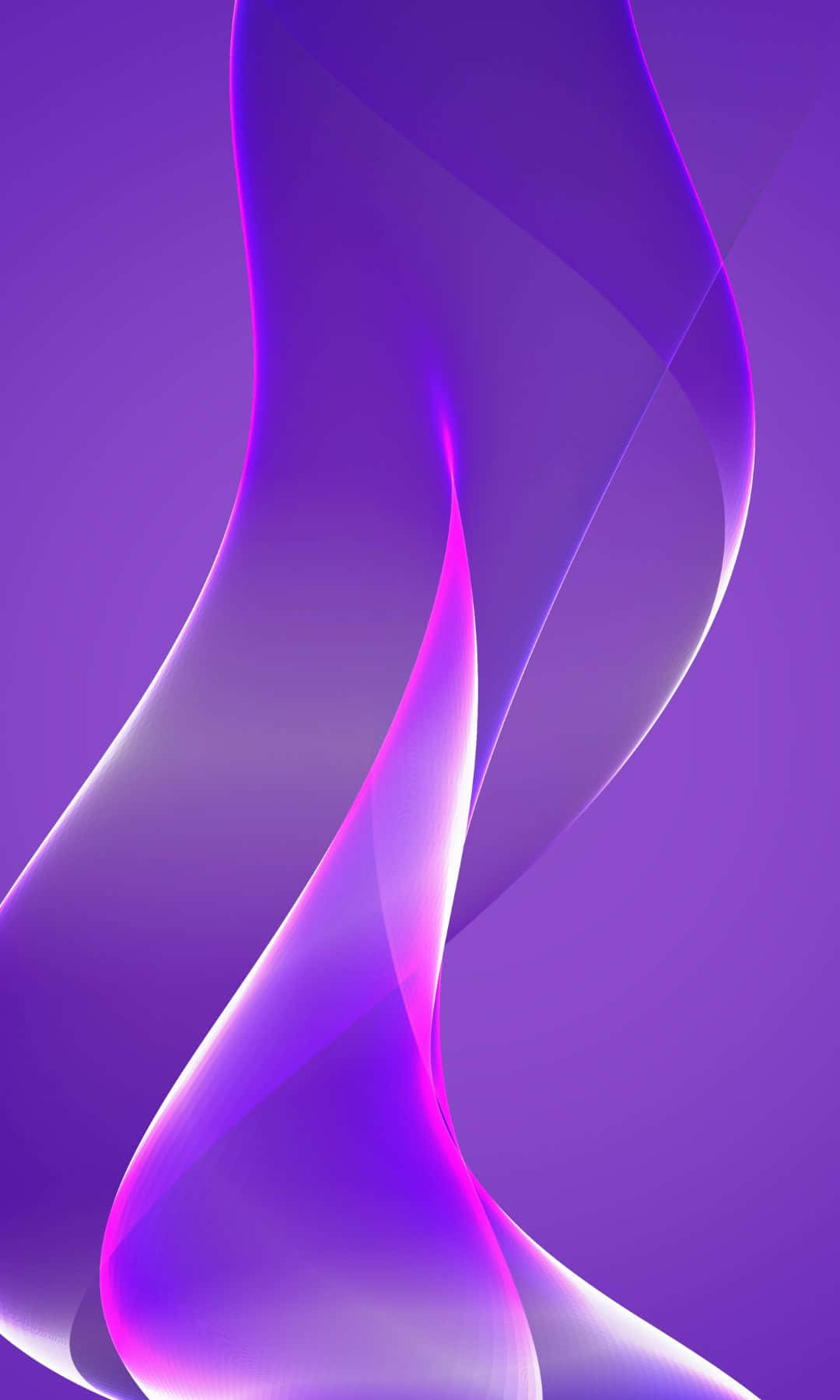 purple, pink, glowing ribbons, HD Phone Wallpaper