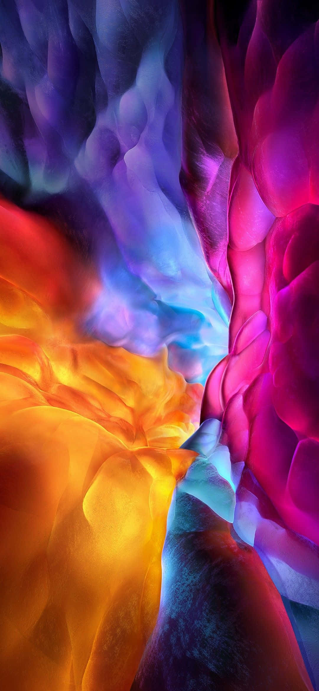 1080x2340 4K, orange, pink, Full HD Phone Wallpaper