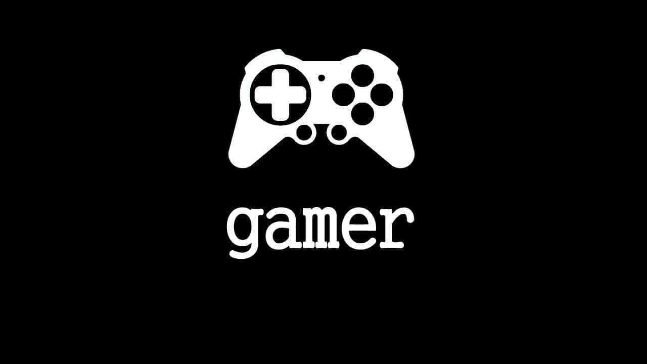 1280 x 720 gaming, white gaming controller icon, gamer, HD Desktop Wallpaper