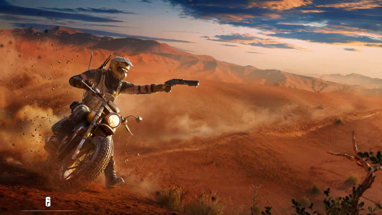 1280 x 720 gaming, dirt bike, pistol, HD Desktop Wallpaper