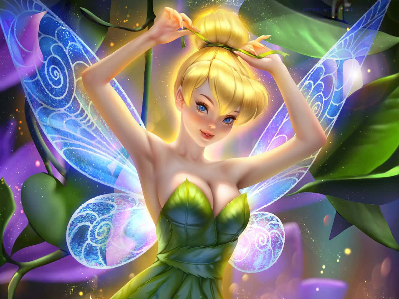 1280x960, fairy, golden hair, HD Desktop Wallpaper