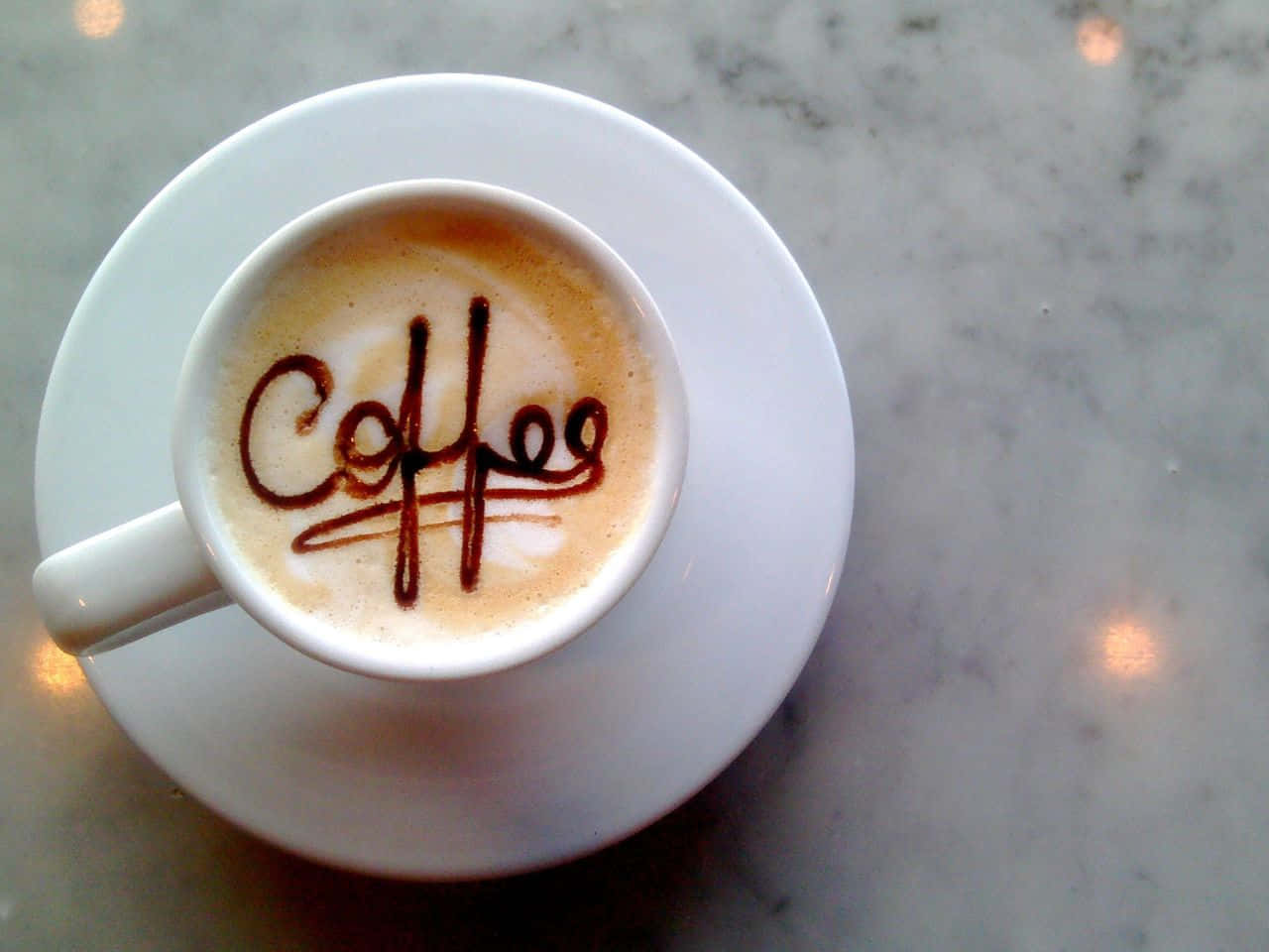 1280x960, white cup of coffee, dark syrup, HD Desktop Wallpaper