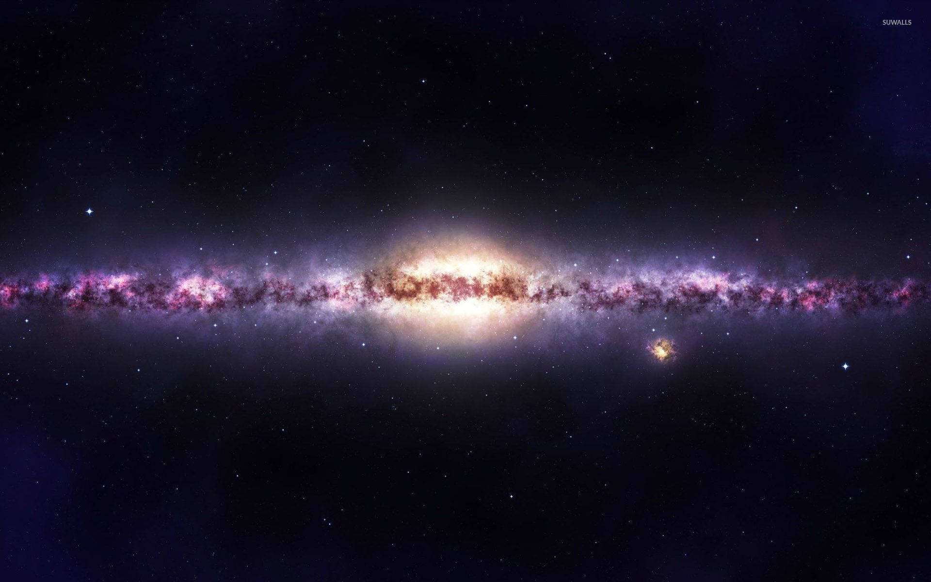 12k, space nebula, spiral galaxy, Full HD Desktop Wallpaper