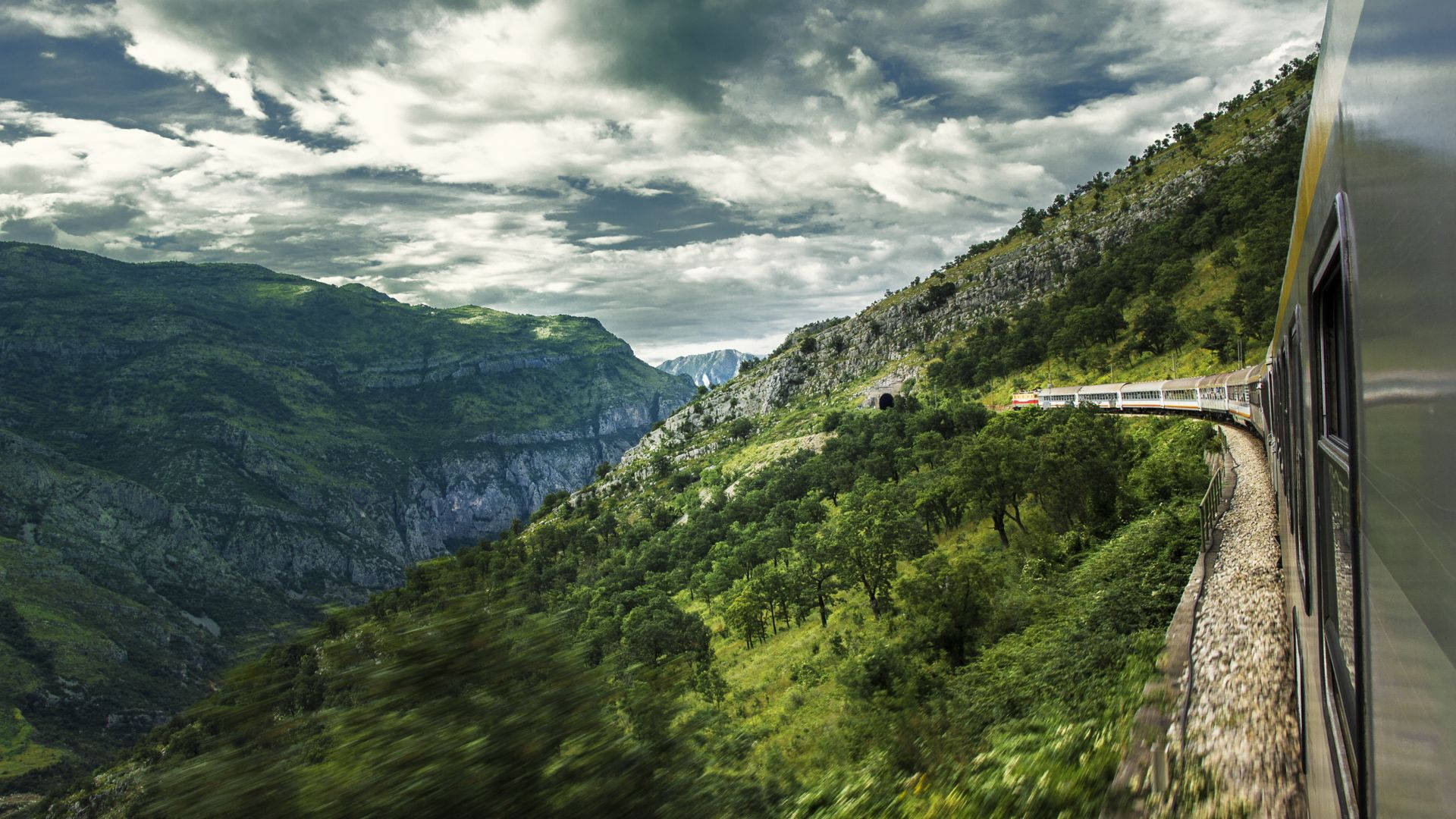 12k, cross country train, silver, Full HD Desktop Wallpaper