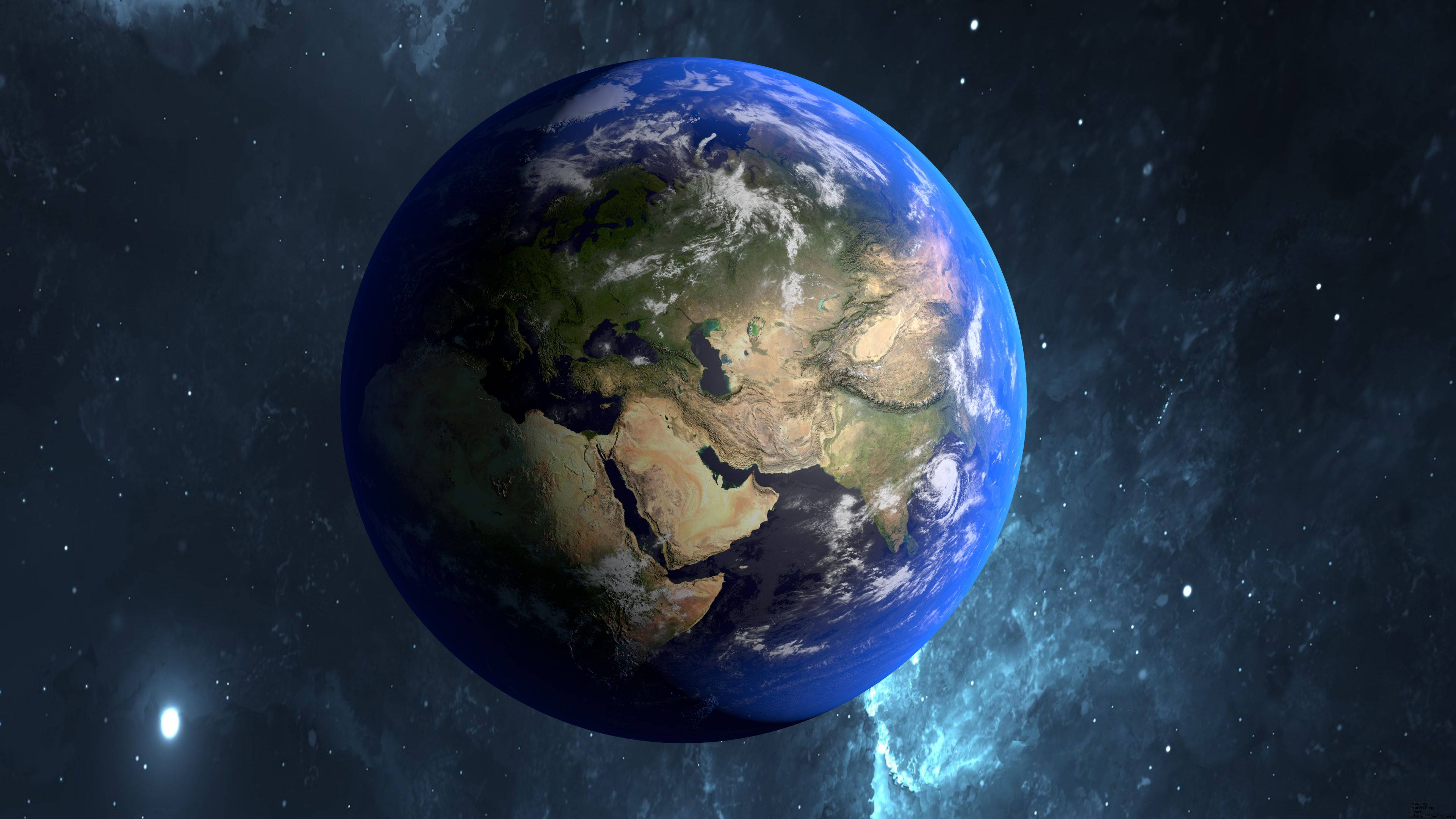 12k, Earth, space, 4K Desktop Wallpaper