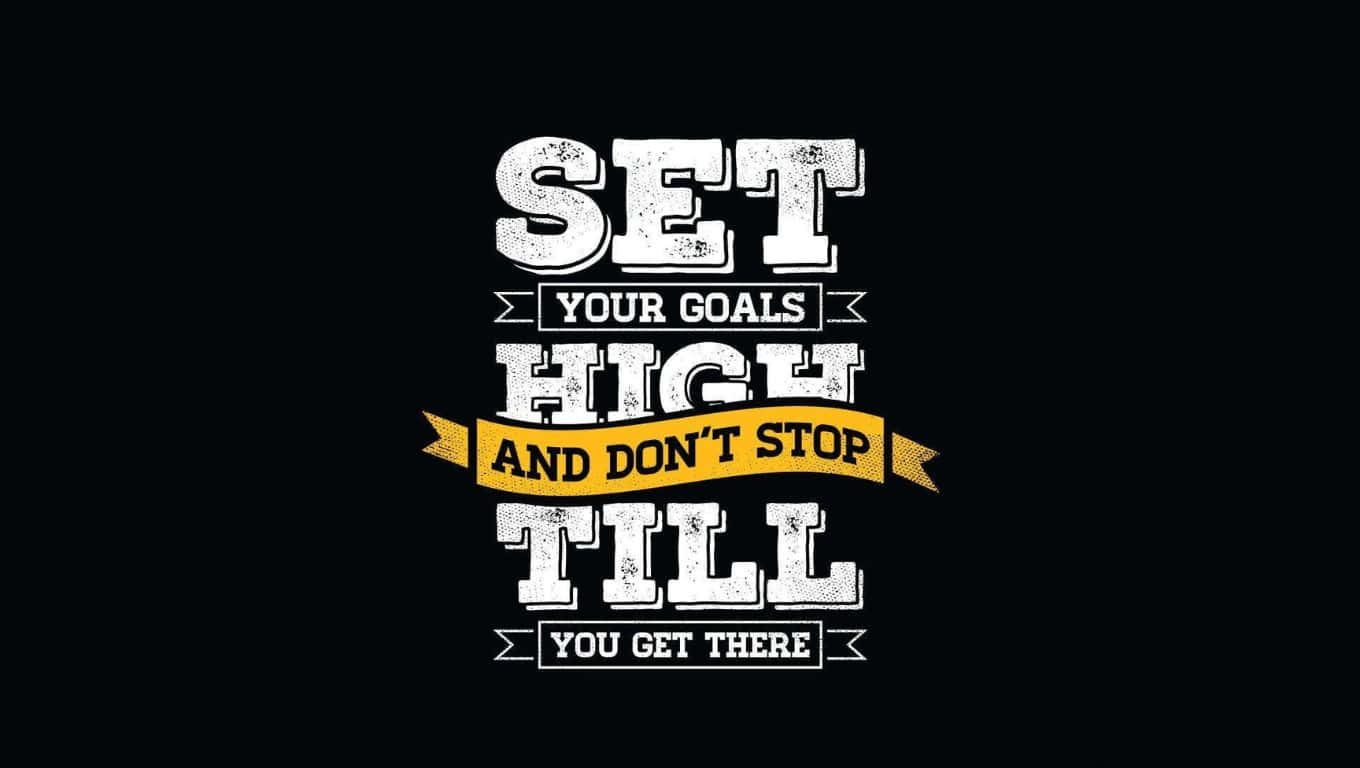 1360x768, black background, motivational text, HD Desktop Wallpaper