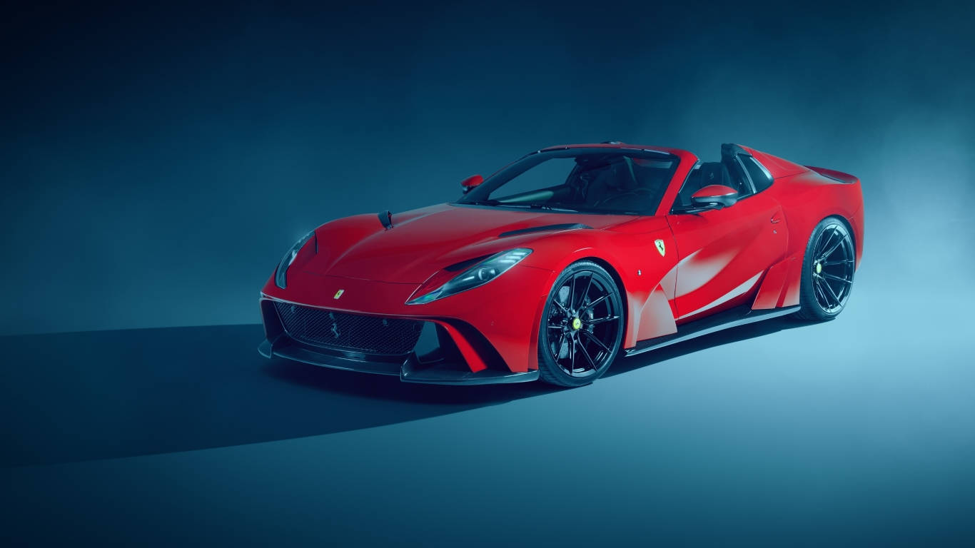 Ferrari, 812 Superfast, red, HD Desktop Wallpaper