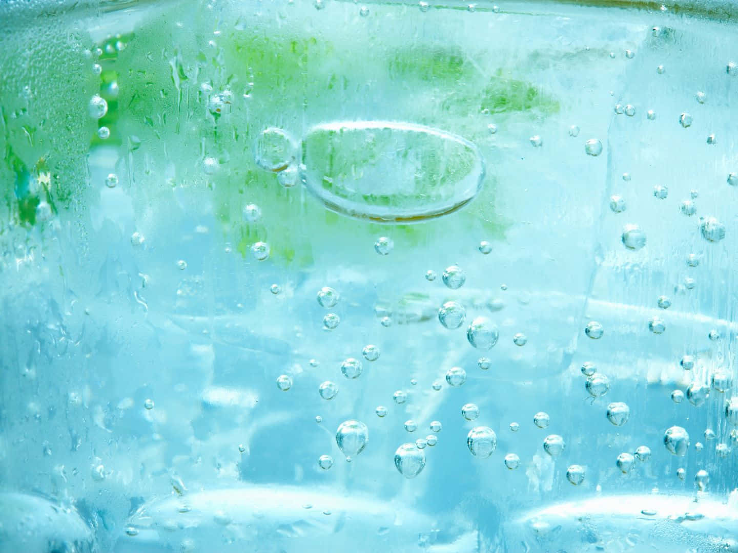 1440x1080, clear blue liquid, bubbles, HD Desktop Wallpaper