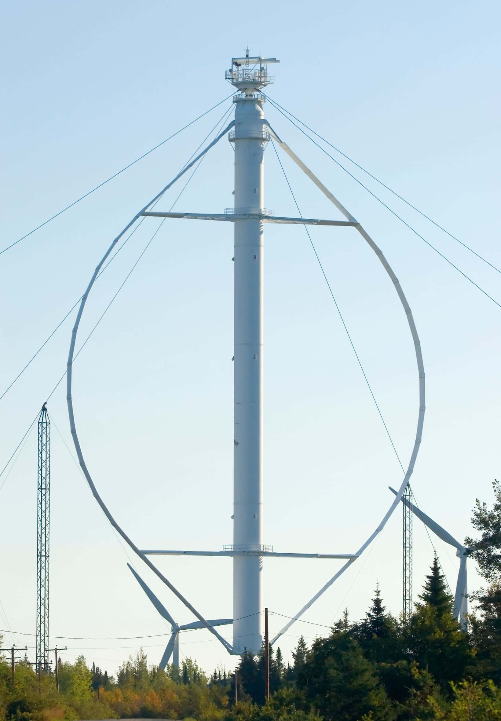 1640x2360, white wind turbine, circular frame, Full HD Phone Wallpaper