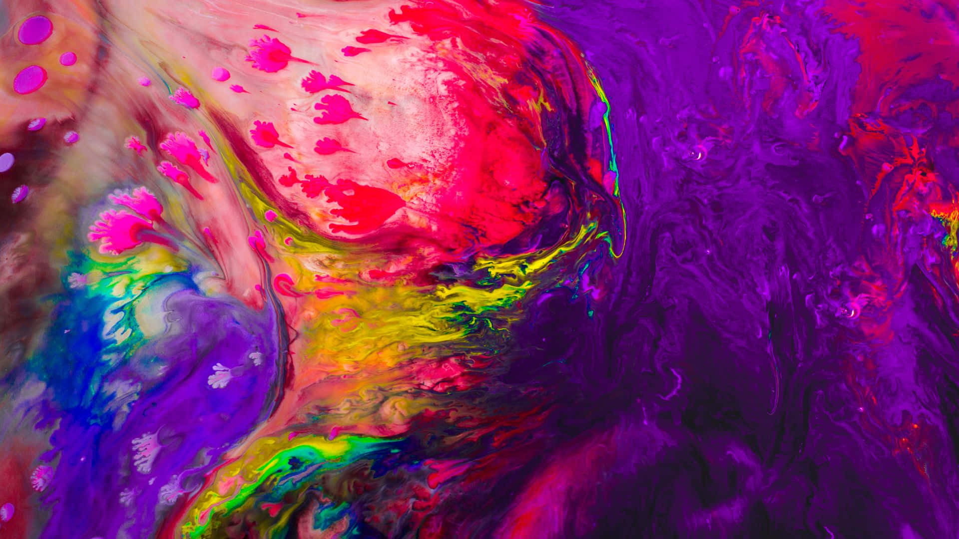 pink, purple, yellow, Full HD Desktop Wallpaper