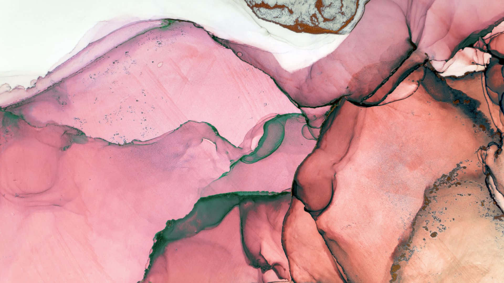 1920 x 1080, abstract fluid art, pink peach, Full HD Desktop Wallpaper