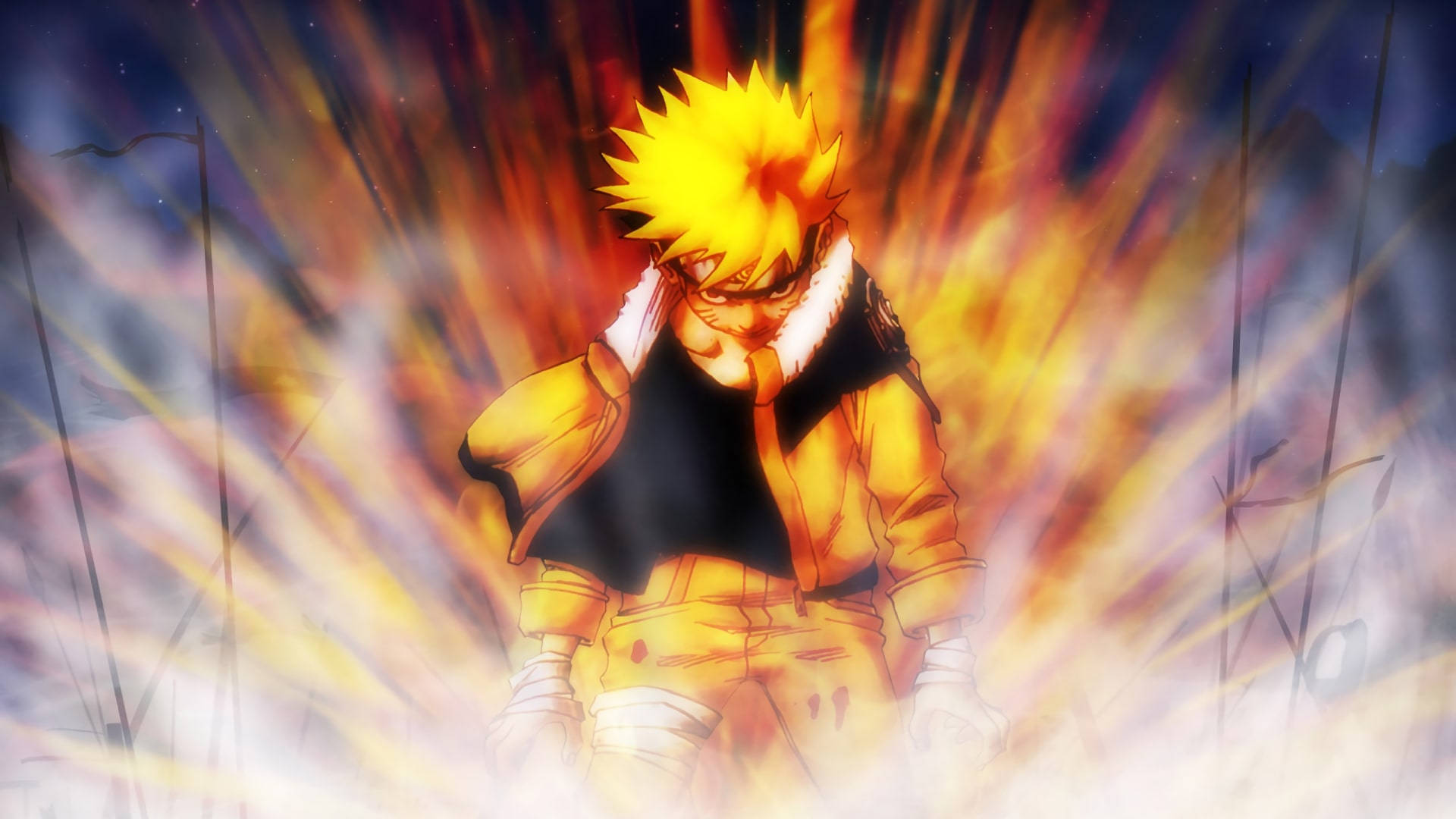 1920 x 1080 anime, furious naruto, spiky-haired anime boy, Full HD Desktop Wallpaper
