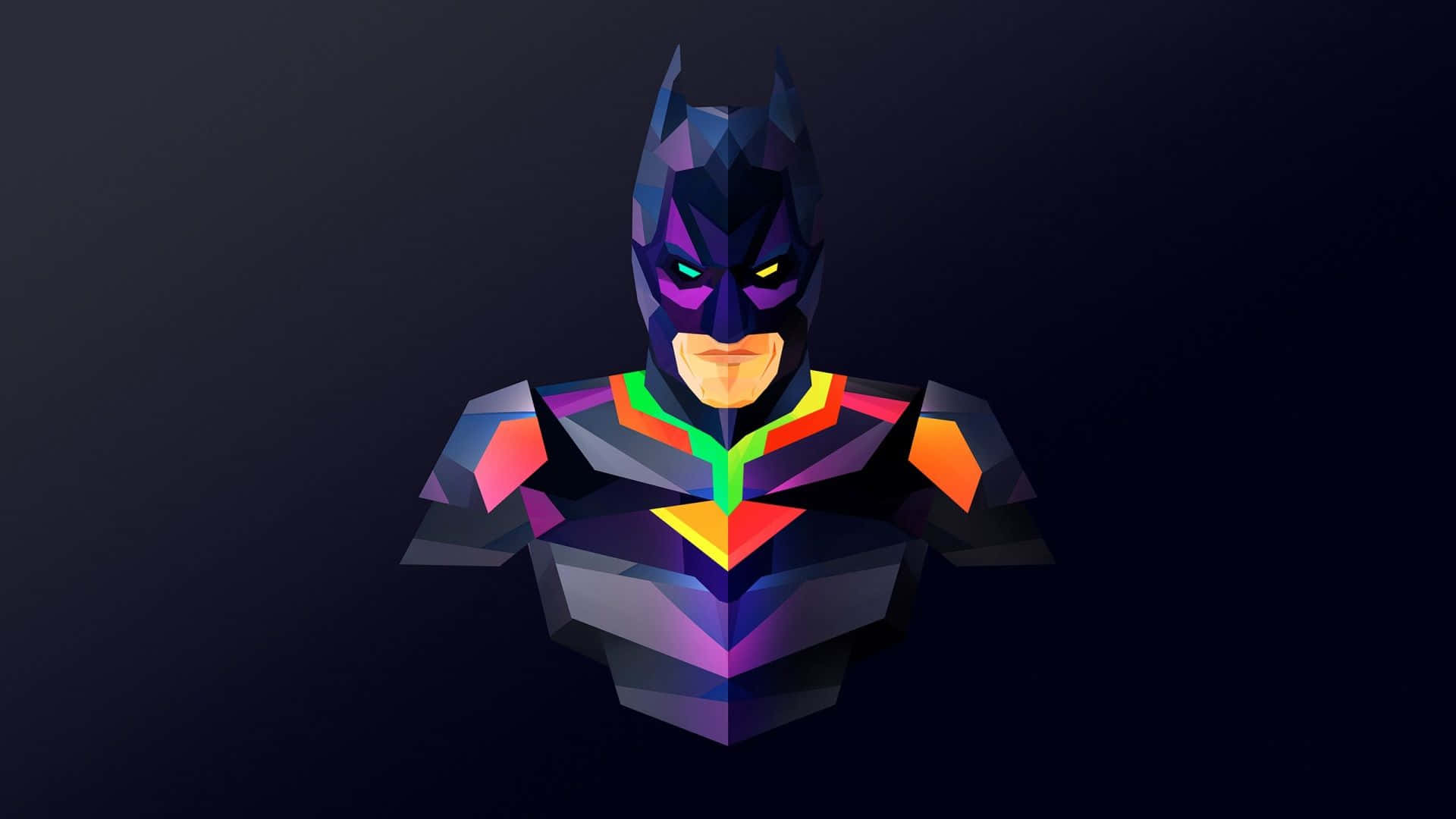 1920 x 1080 Batman, Batman, low-poly, Full HD Desktop Wallpaper