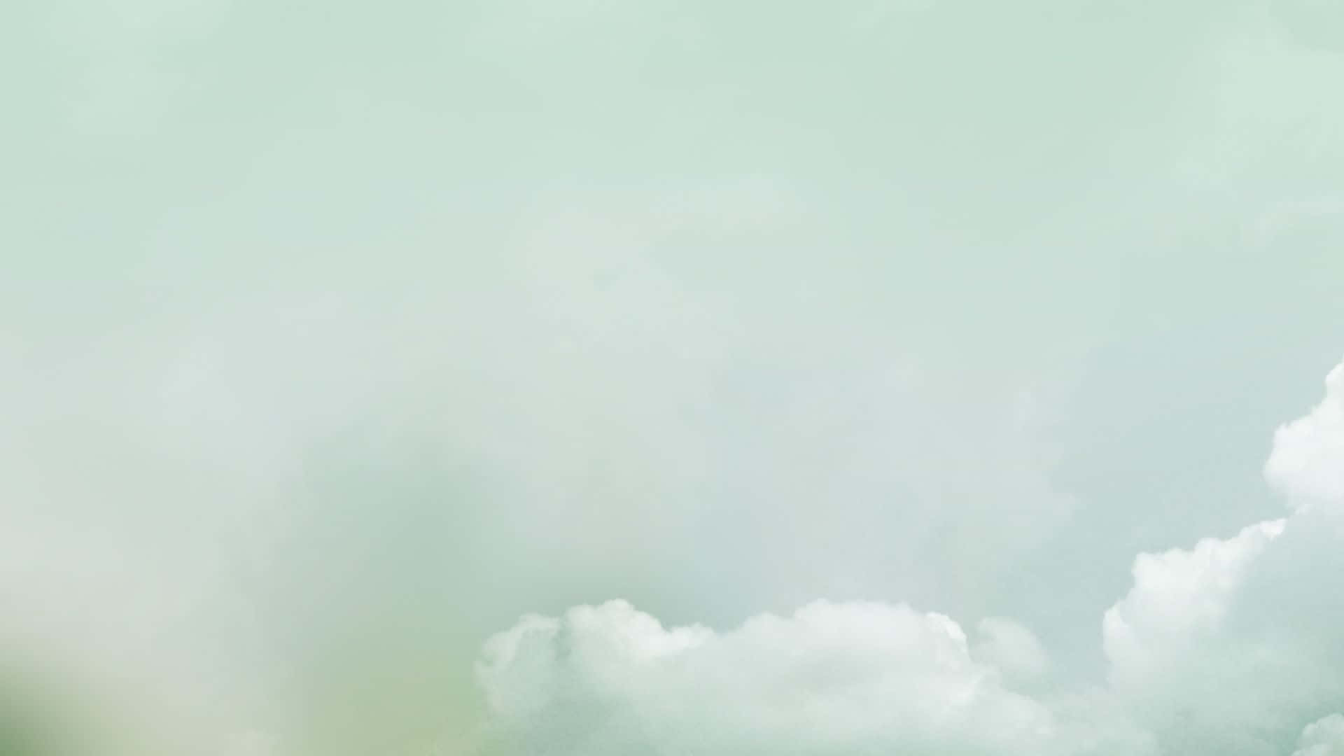 1920 x 1080 minimalist wallpaper, Pale Green Sky, Soft pastel green sky, Full HD Desktop Wallpaper