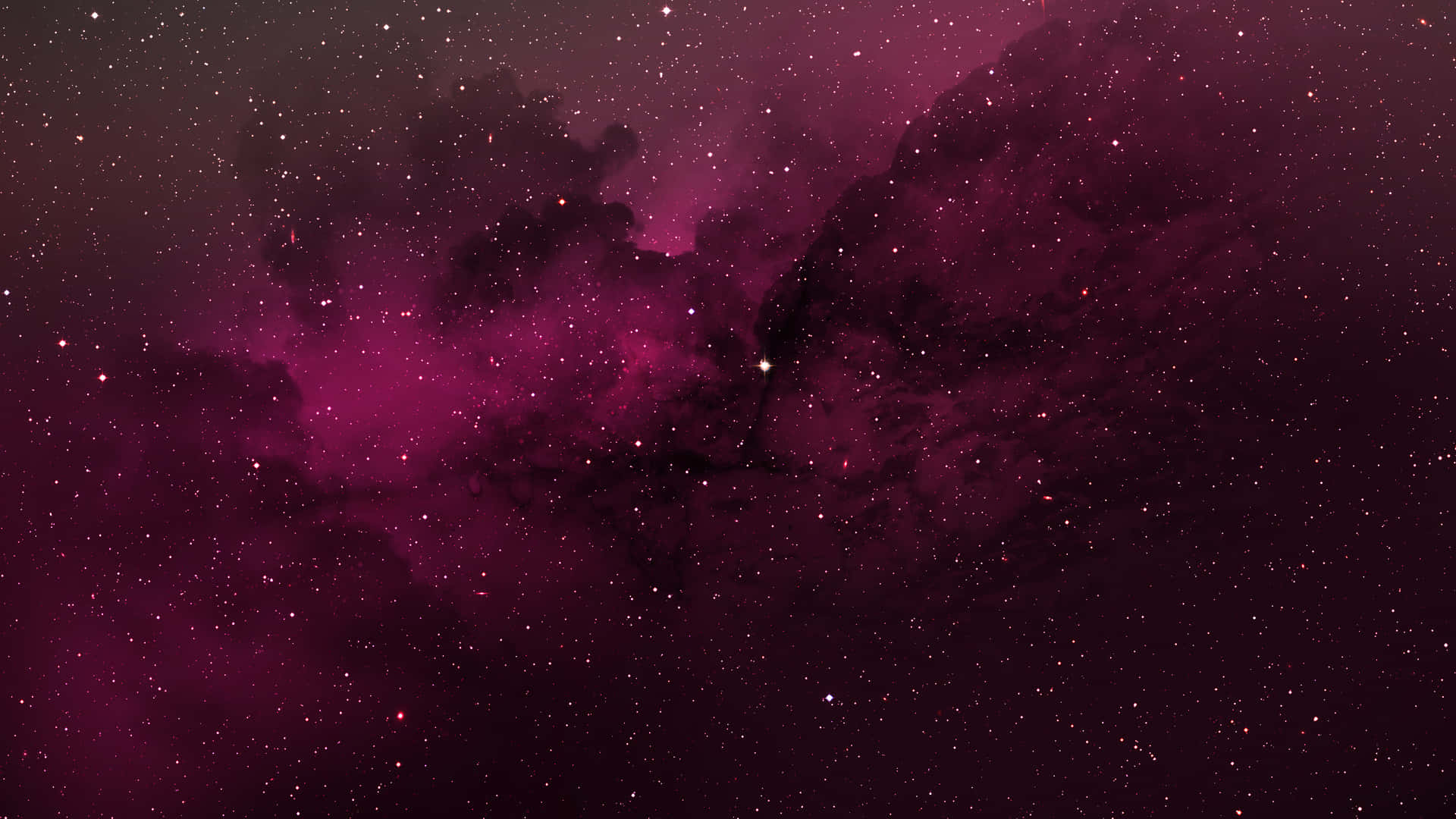 1920 X 1080 Nebula, cosmic nebula, deep magenta, Full HD Desktop Wallpaper