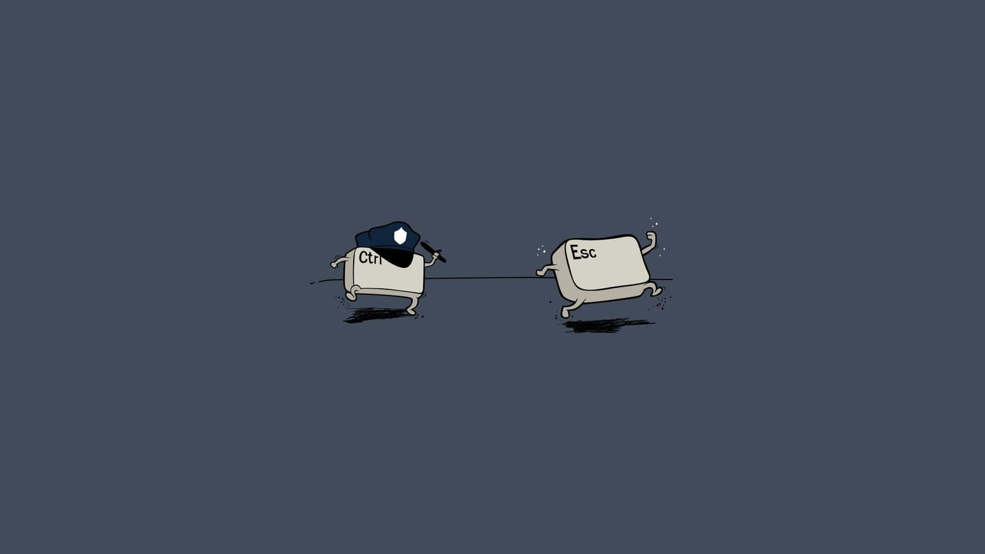 Ctrl, Esc, keyboard keys, Full HD Desktop Wallpaper