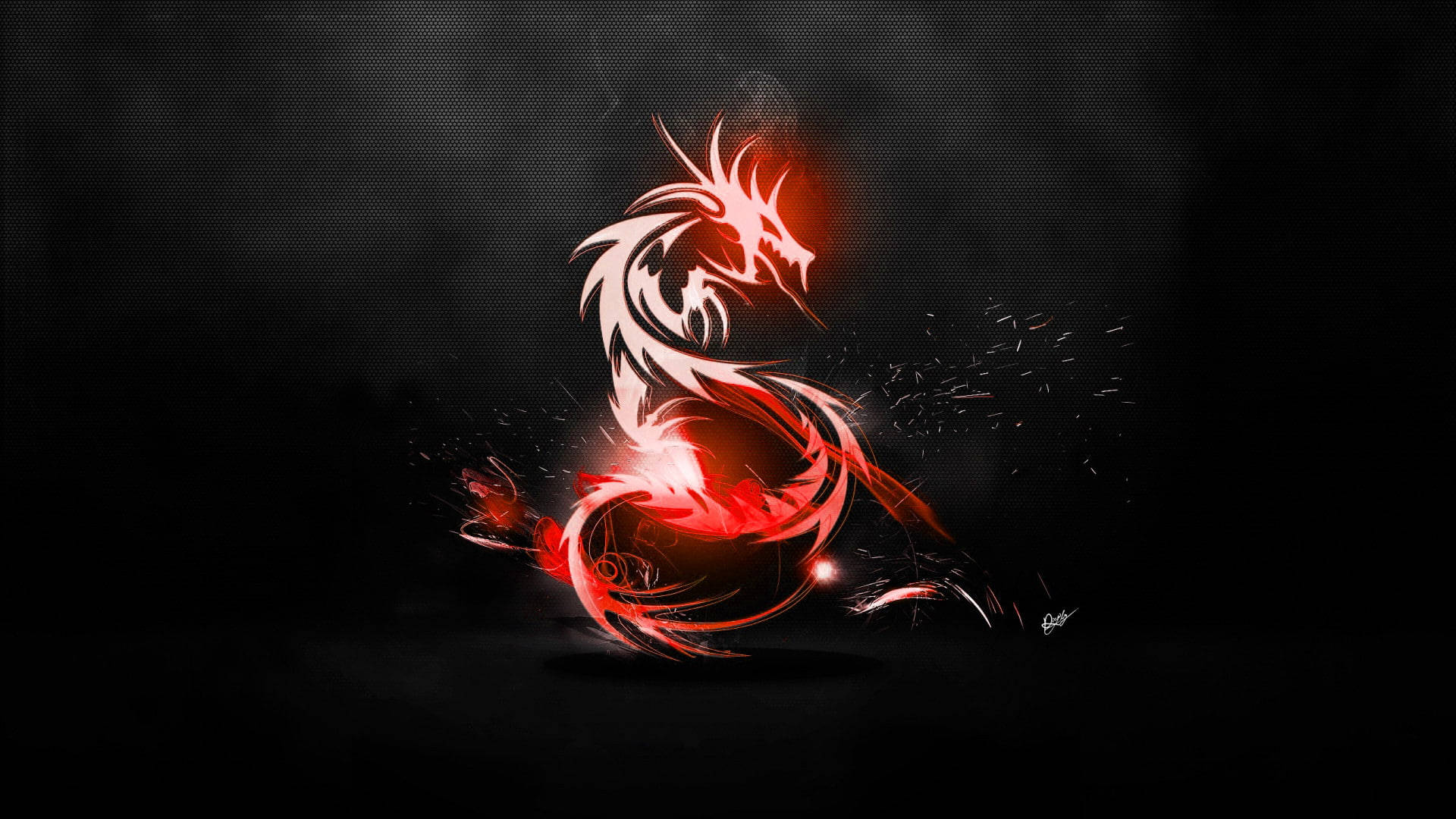 1920x1080 4K, dragon, fiery red, Full HD Desktop Wallpaper