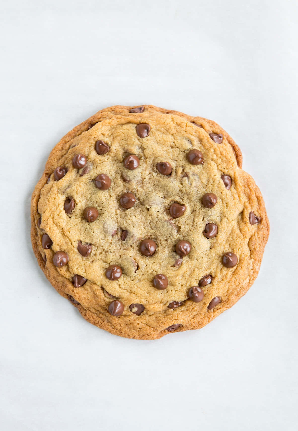 perfect chocolate chip cookie, golden-brown, melted chocolate chips, HD Phone Wallpaper