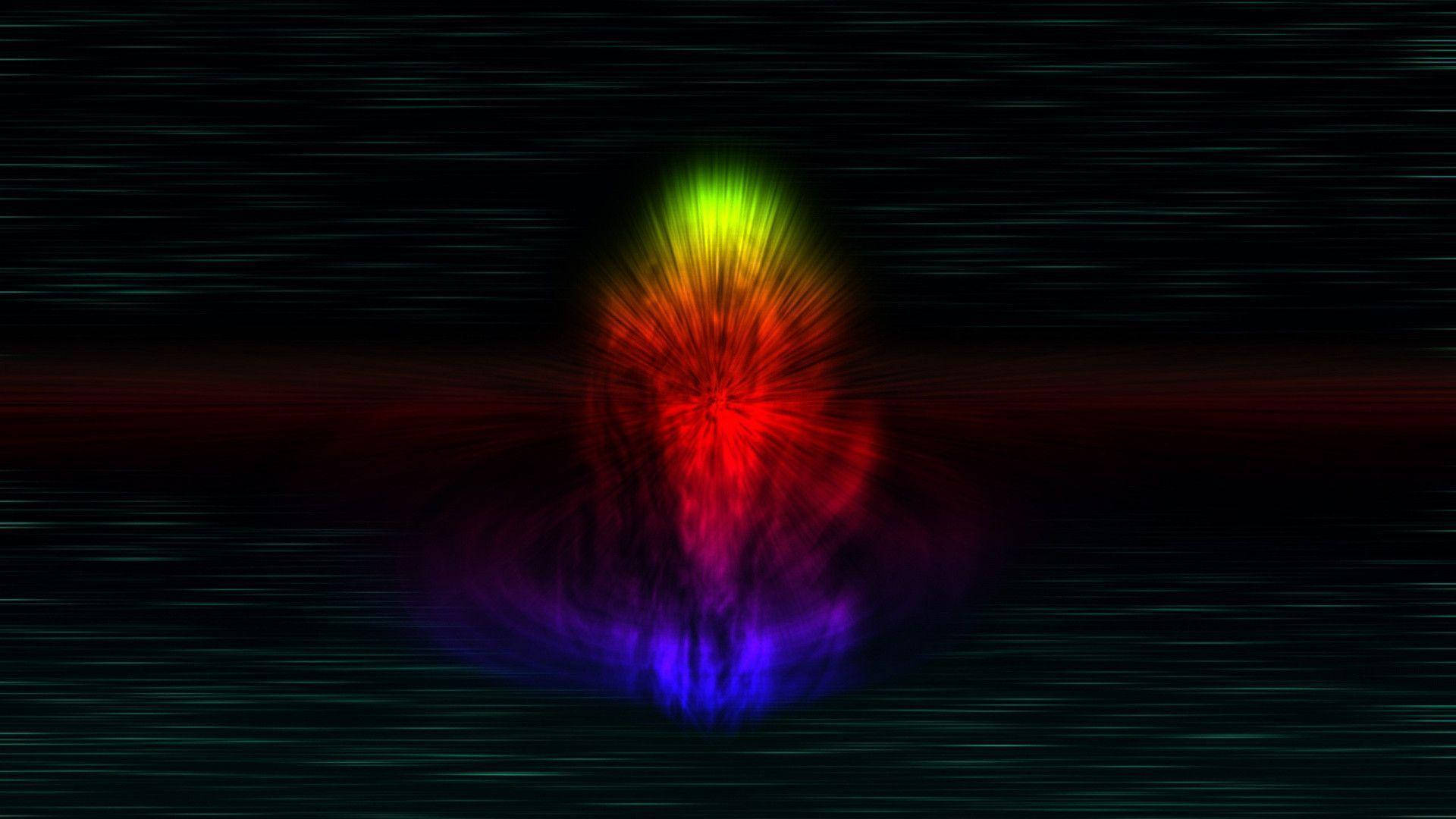 1920x1080 Full HD, colorful explosion, rainbow explosion, Full HD Desktop Wallpaper