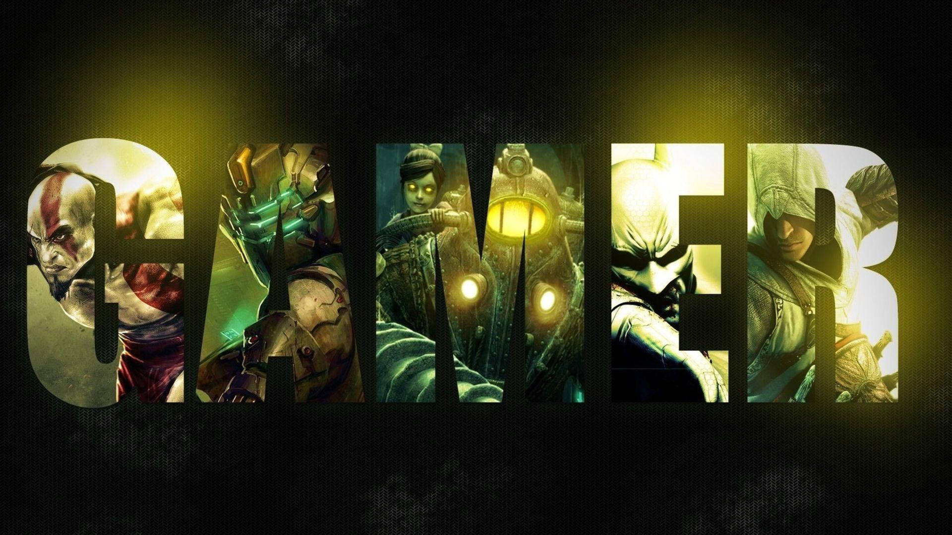 1920x1080 Full HD, GAMER, video game characters, Full HD Desktop Wallpaper