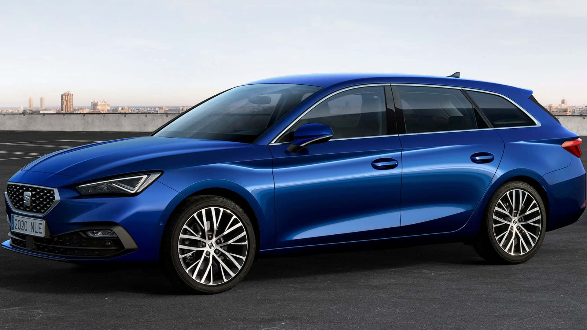 seat, 1920 x 1080, blue station wagon, Full HD Desktop Wallpaper