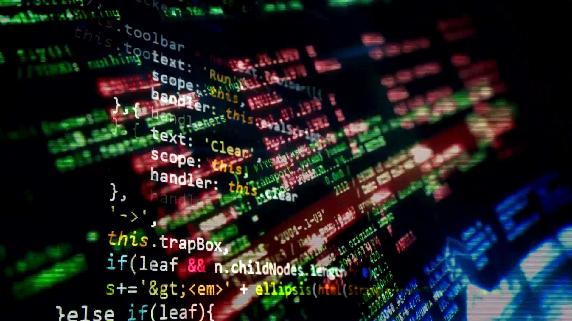 1920x1080 HD Coding, green code, red code, Full HD Desktop Wallpaper
