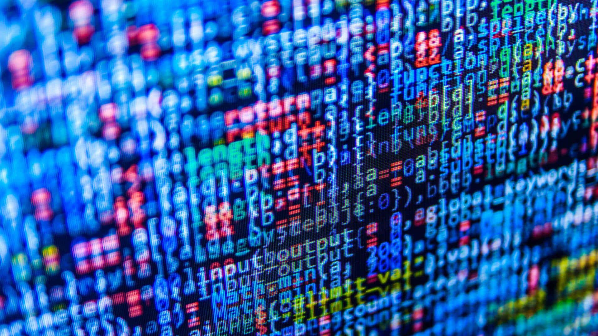 1920x1080 HD Coding, blue, pink, Full HD Desktop Wallpaper