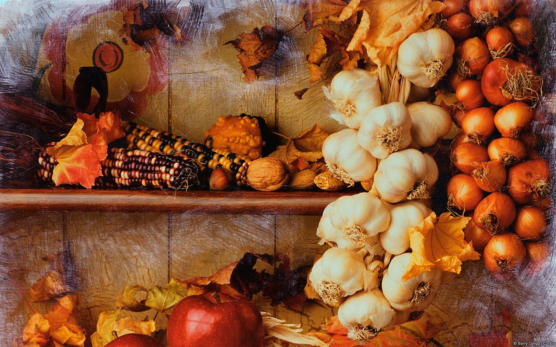1920x1080 HD Fall, autumn still life, garlic, Full HD Desktop Wallpaper