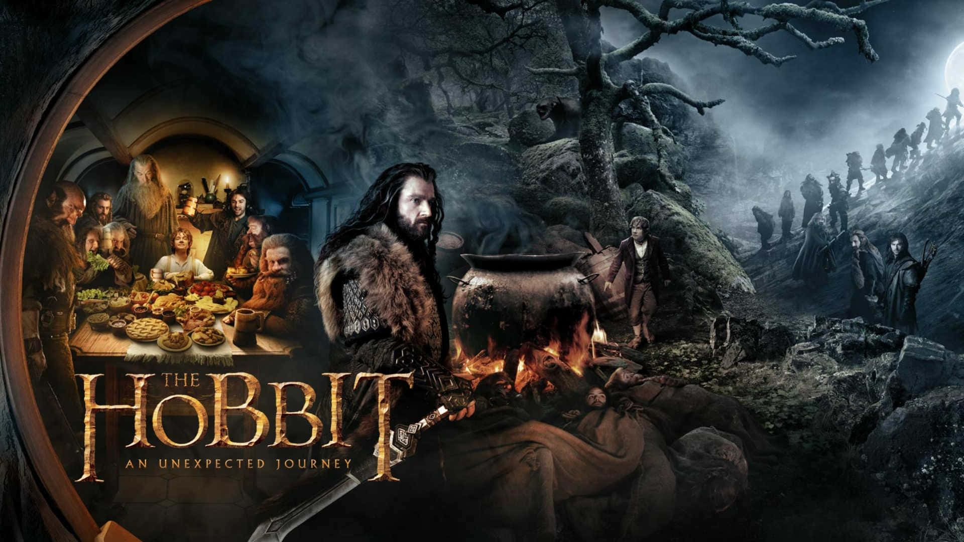 1920x1080 HD Movie, dwarves, hobbit hole, Full HD Desktop Wallpaper