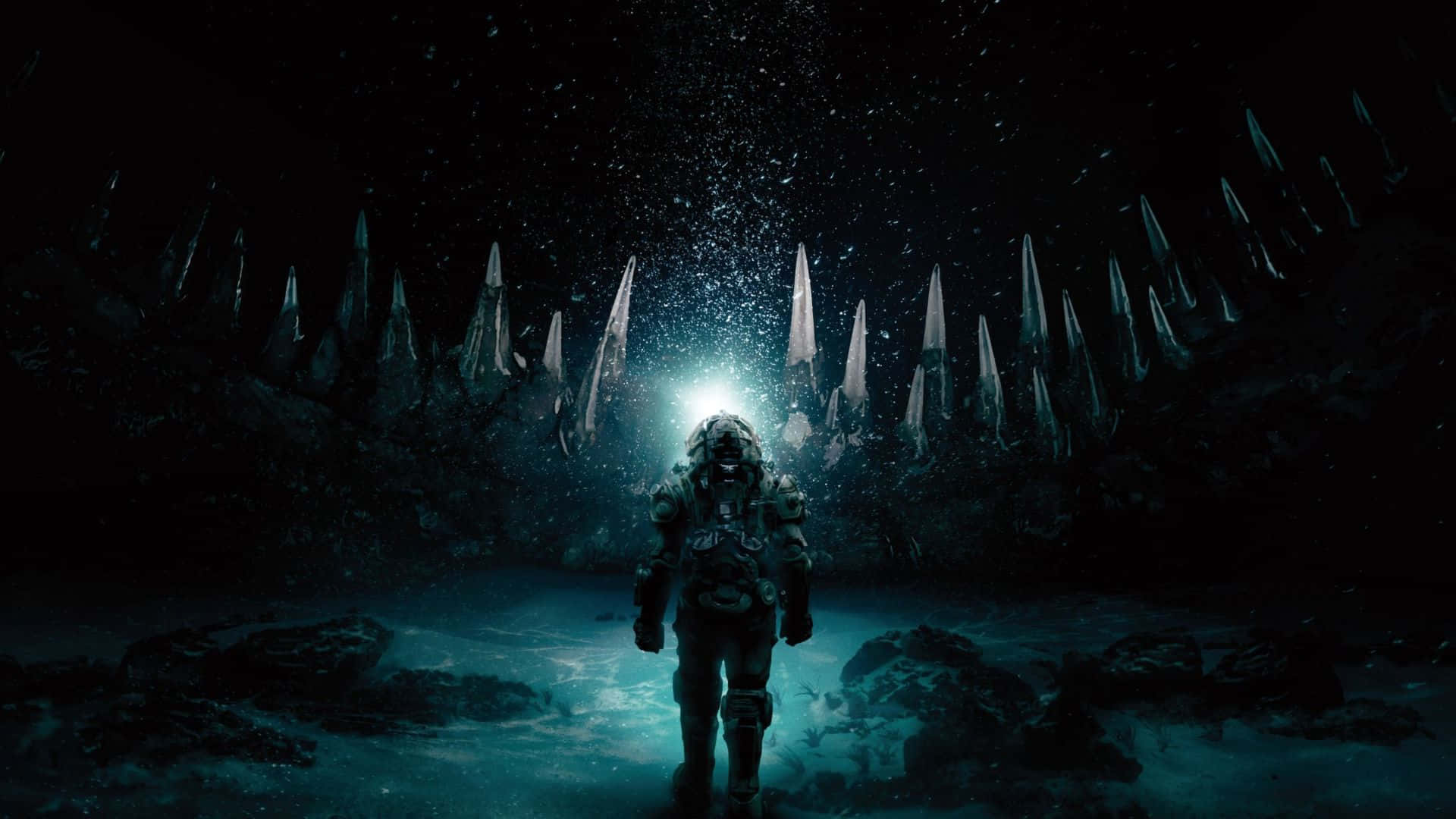 1920x1080 HD Movie, astronaut, glowing suit, Full HD Desktop Wallpaper