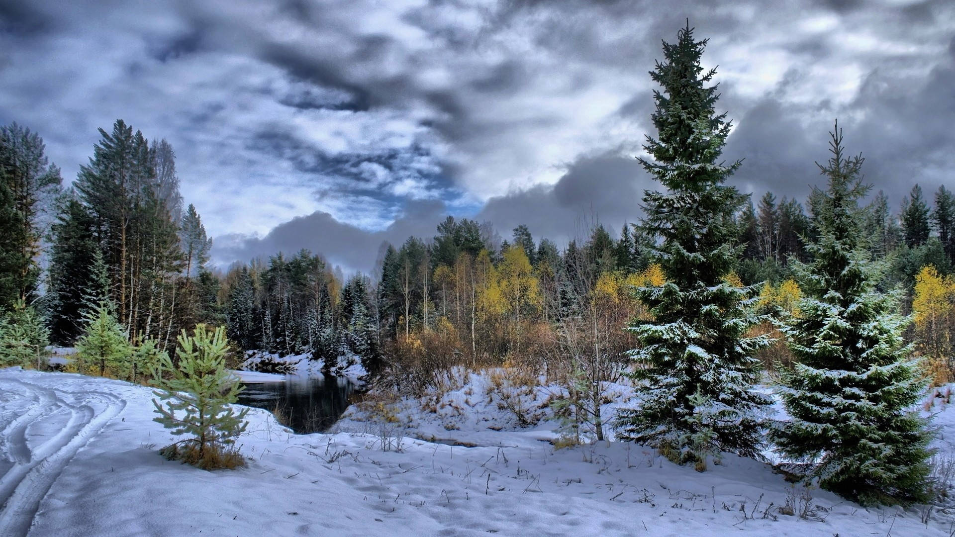 1920x1080, winter desktop, snow, Full HD Desktop Wallpaper