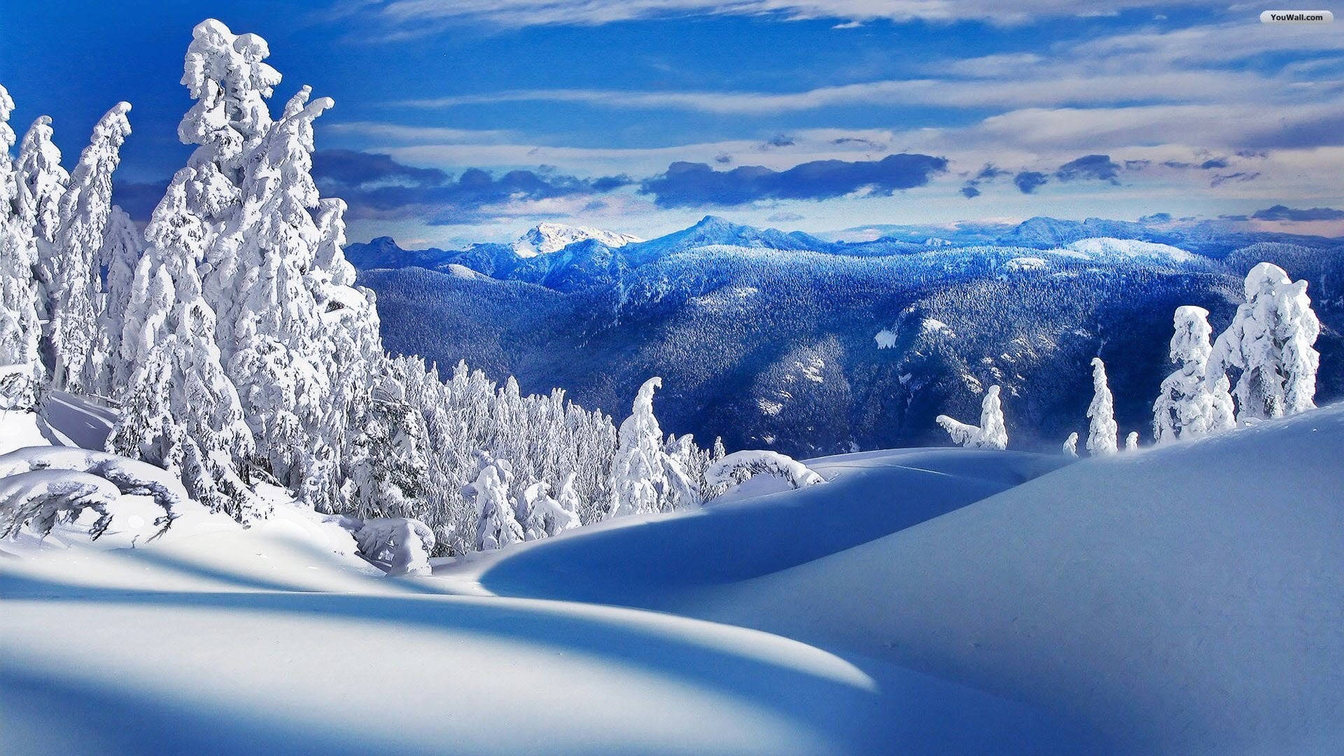 1920x1080, winter desktop, snow, Full HD Desktop Wallpaper