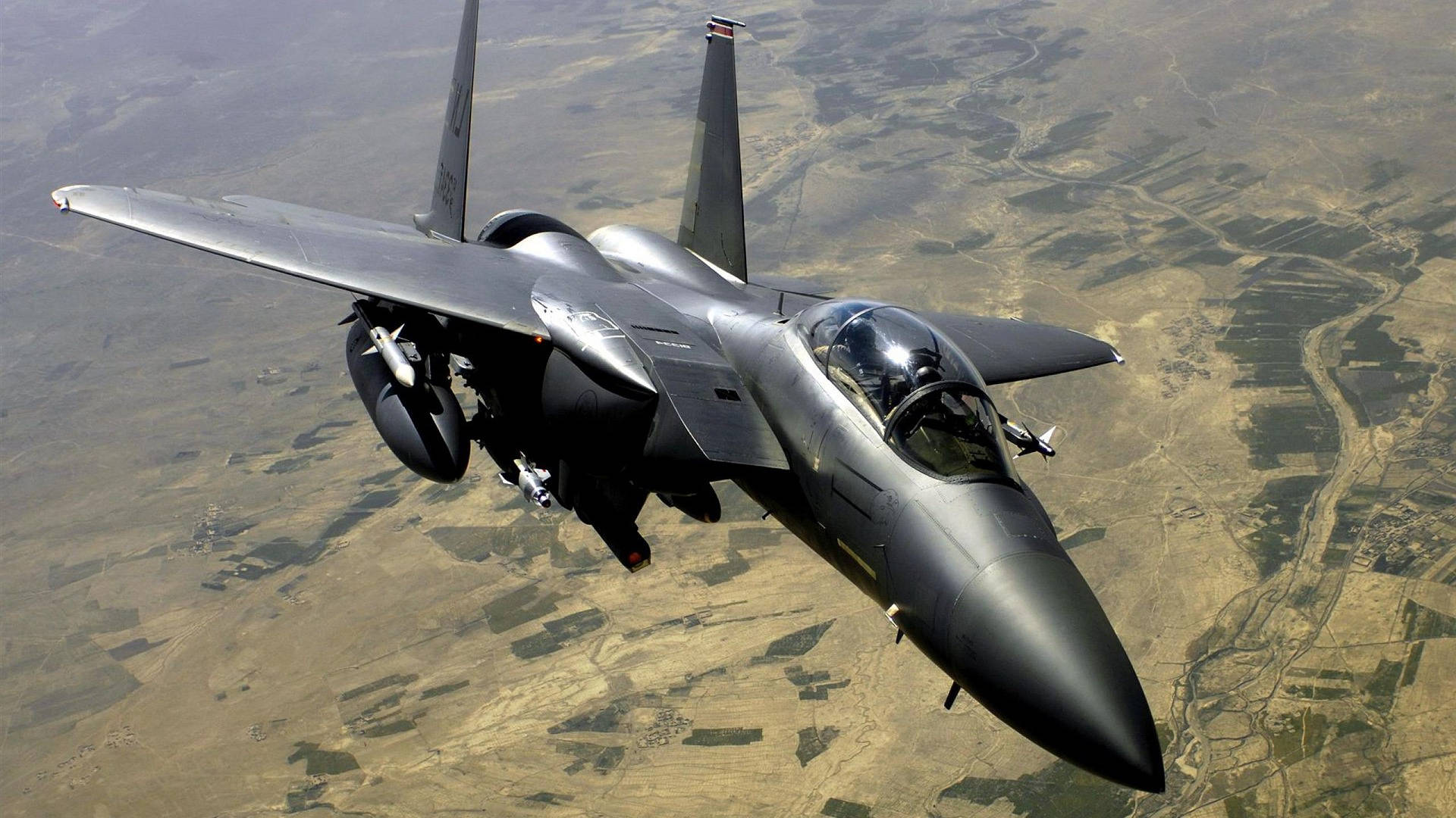 1920x1080 jet, sleek gray fighter jet, clouds, Full HD Desktop Wallpaper