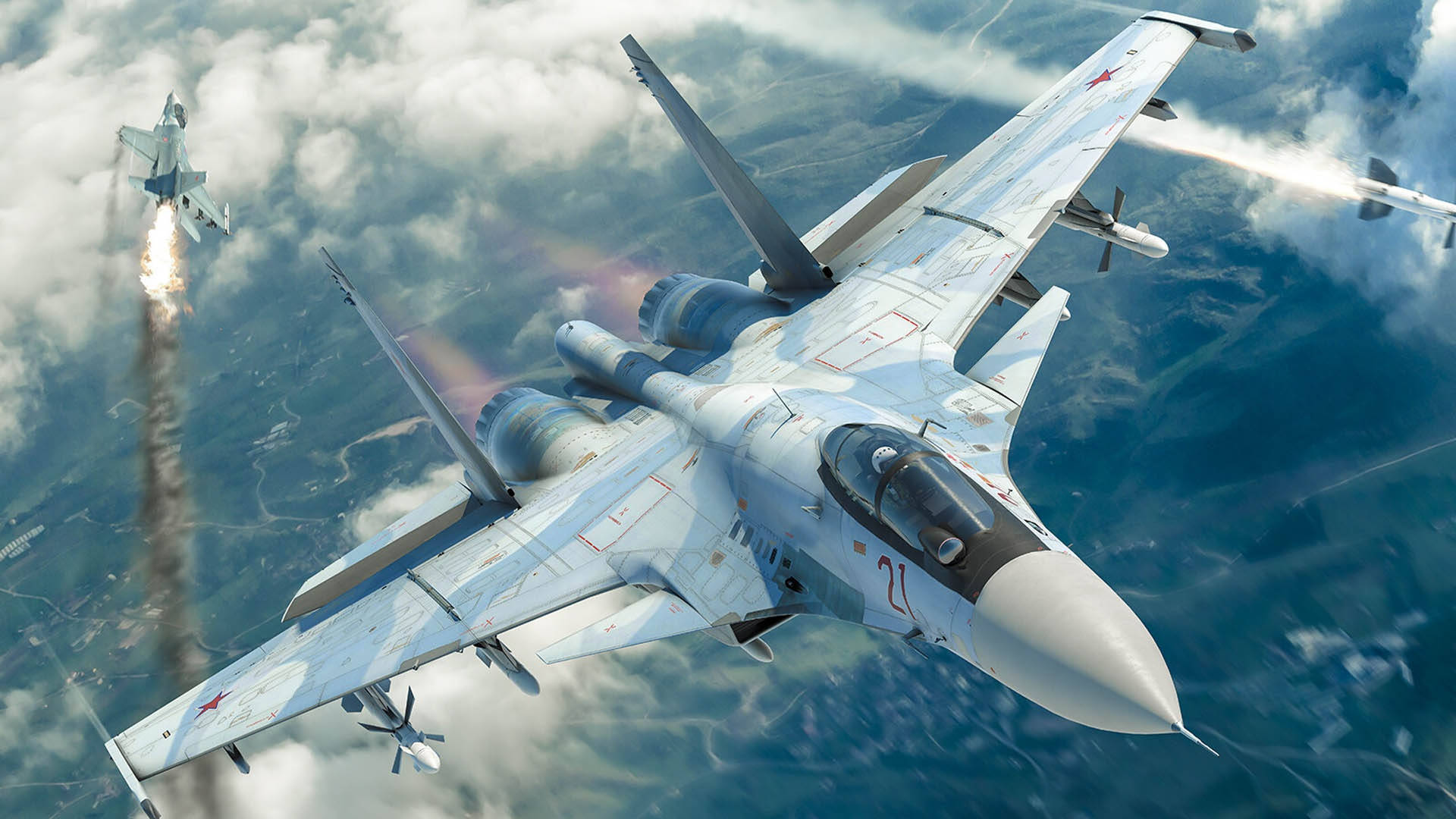 Jet, Spectacular Sunset Flight, fighter jets, Full HD Desktop Wallpaper
