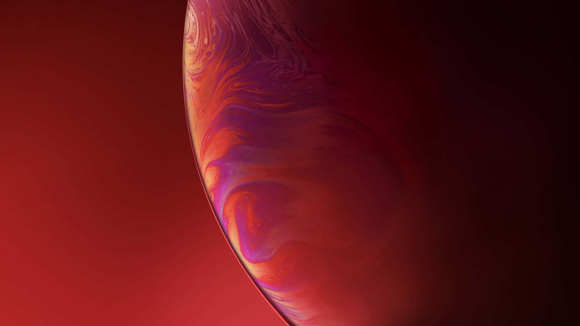 1920x1080 red planet, vibrant red purple and orange hues, deep red void, Full HD Desktop Wallpaper