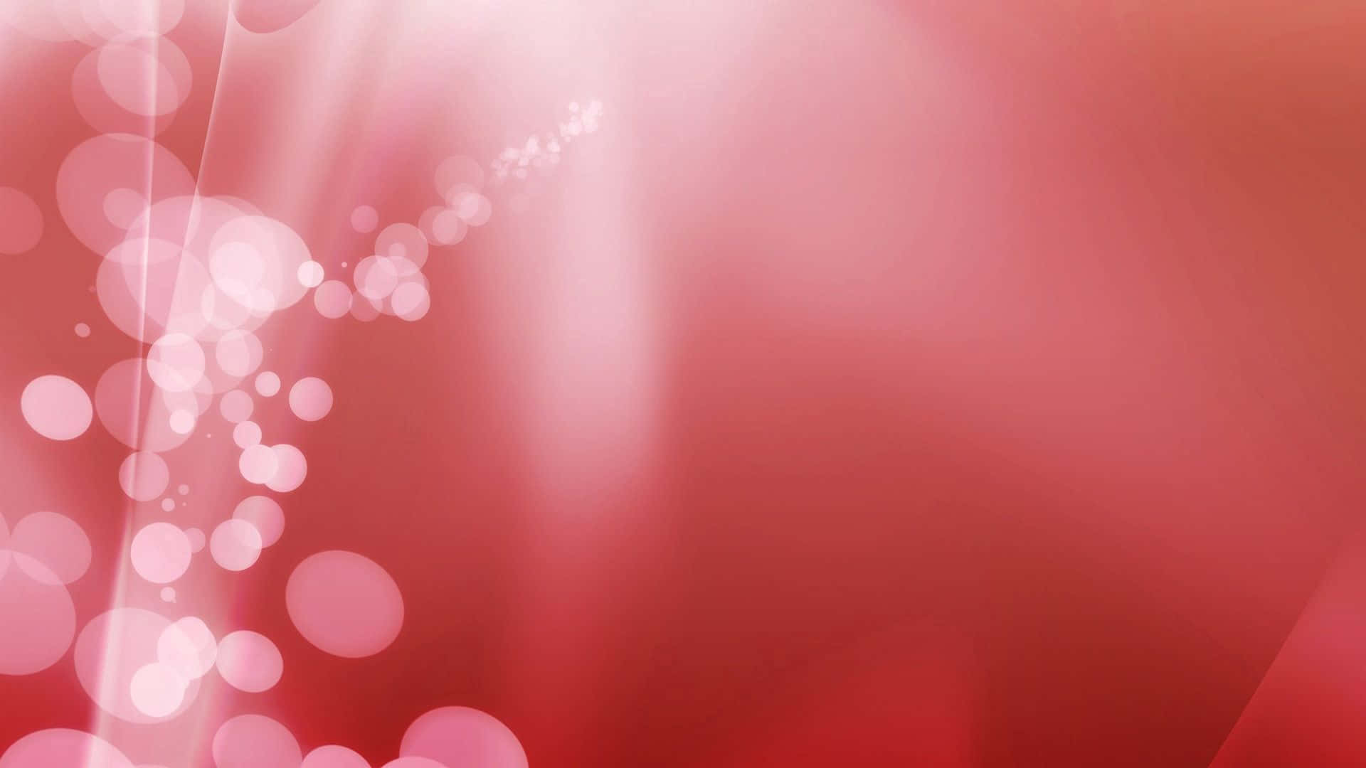 red background, bokeh lights, glowing bokeh circles, Full HD Desktop Wallpaper