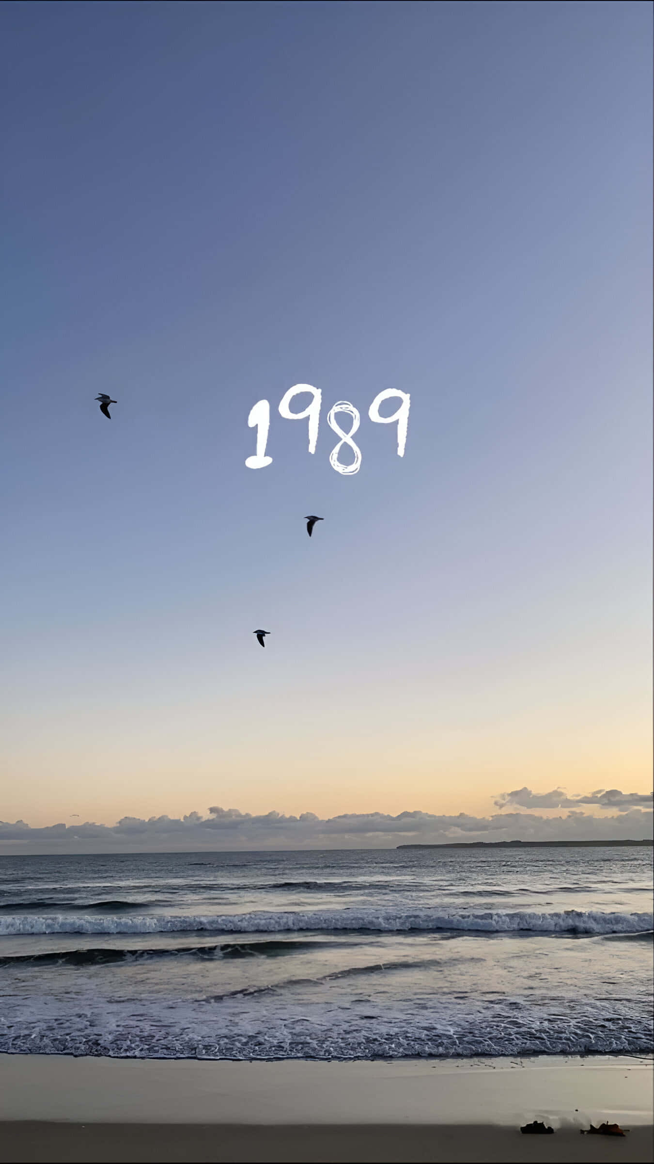 1989, beach, dawn, Full HD Phone Wallpaper