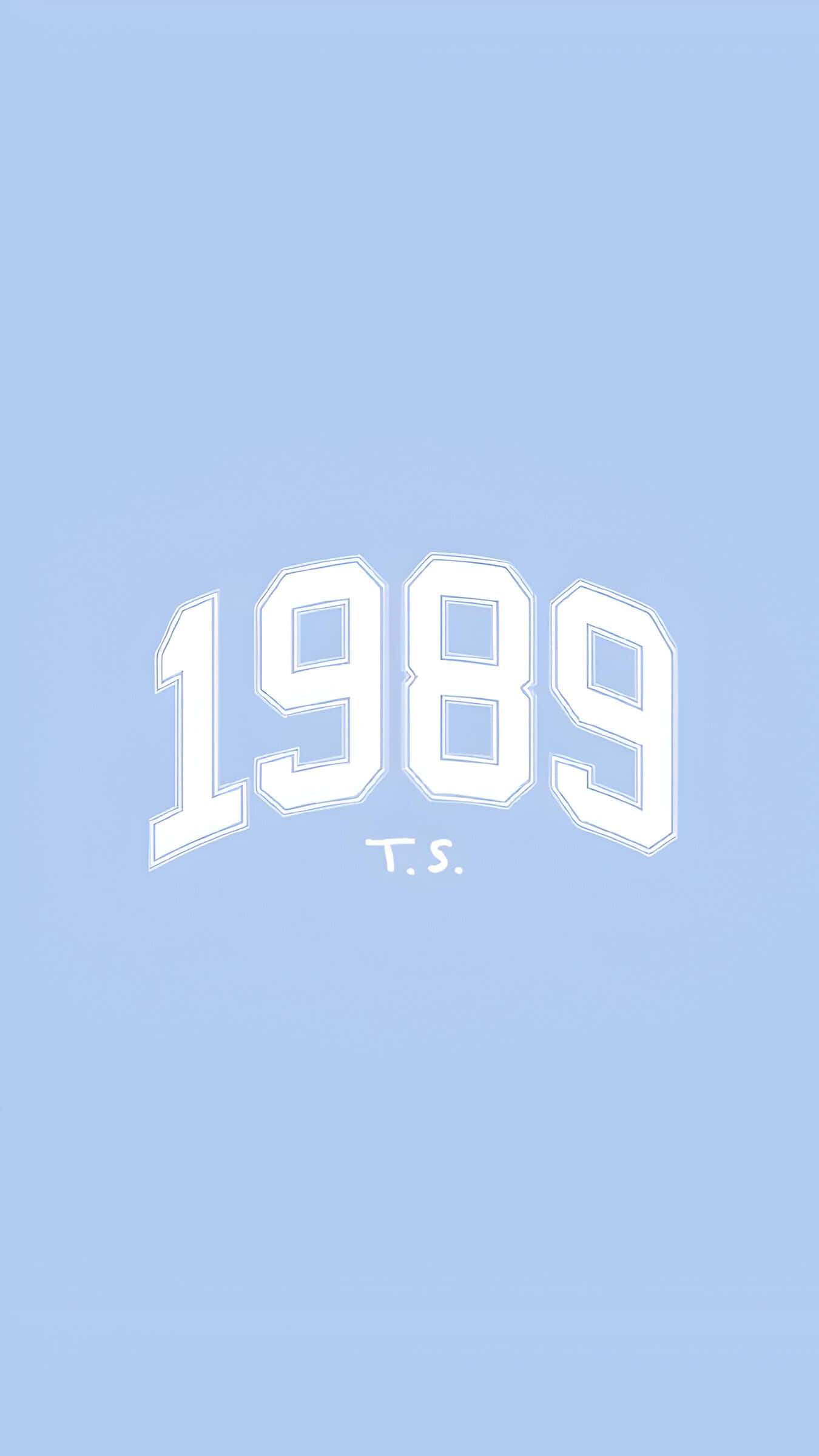 1989, T S, athletic font, Full HD Phone Wallpaper