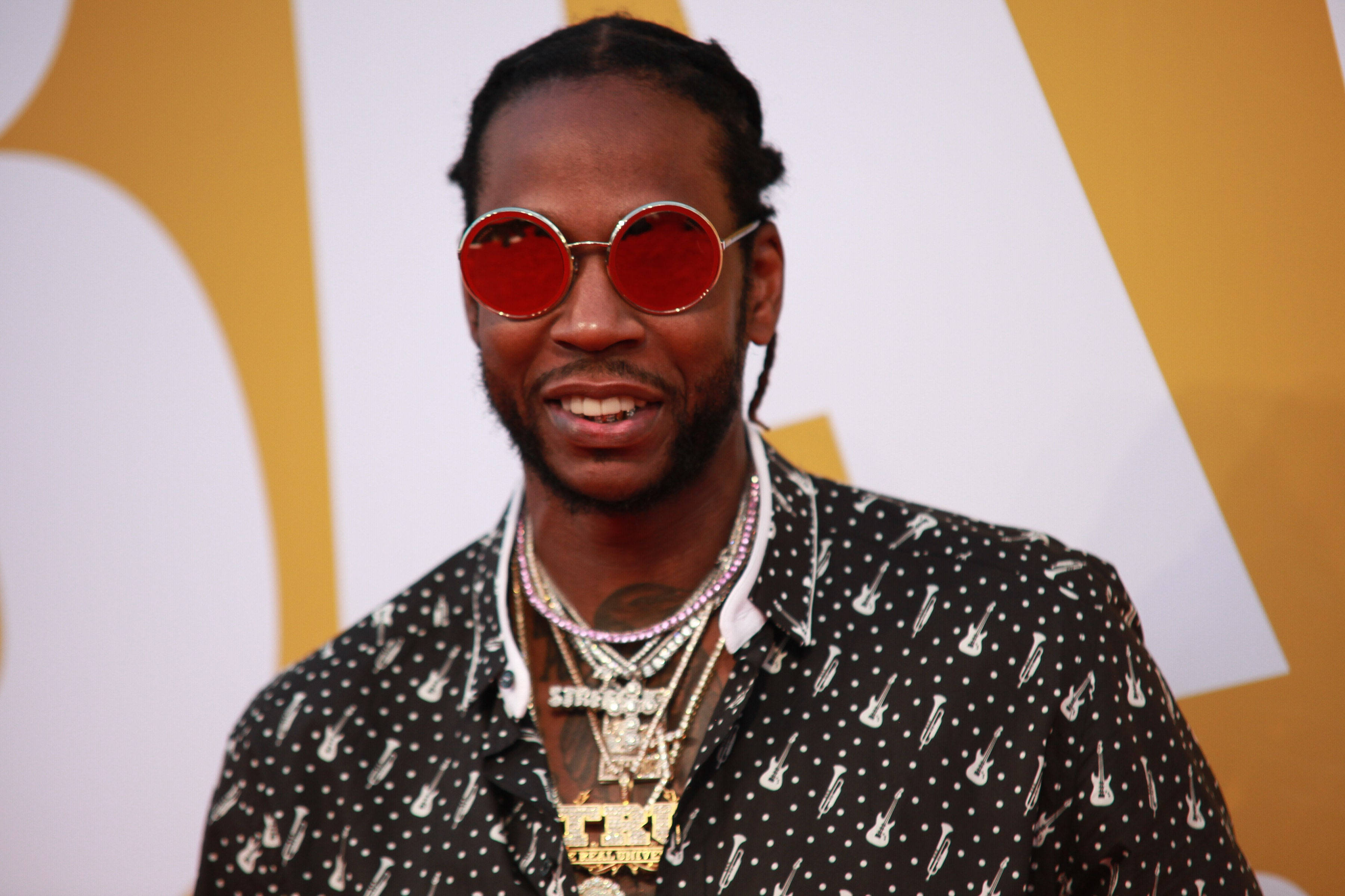 2 Chainz, 2017 NBA Awards, red round sunglasses, 2K Desktop Wallpaper
