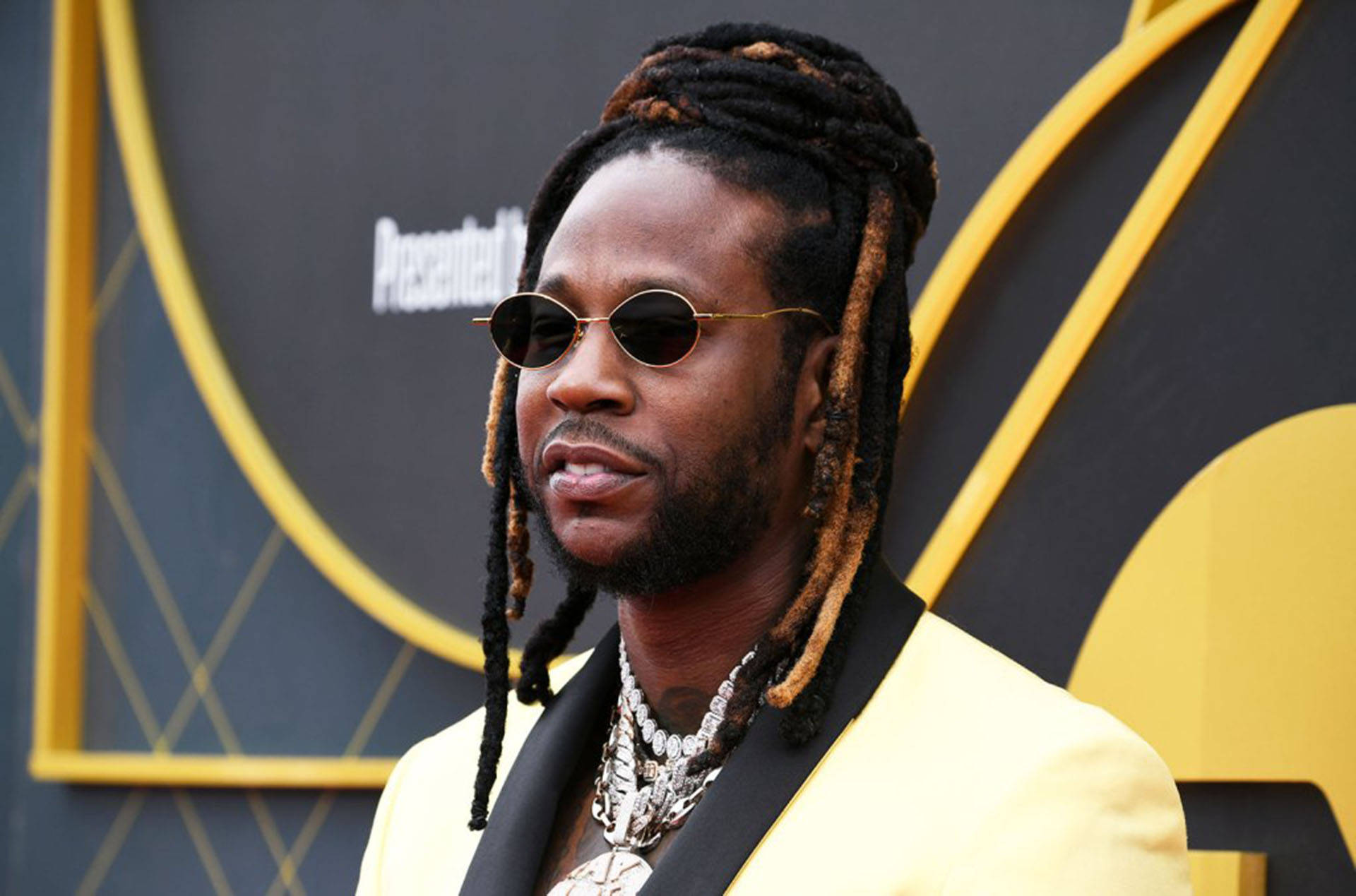 2 Chainz, 2019 NBA Awards, yellow blazer, Full HD Desktop Wallpaper