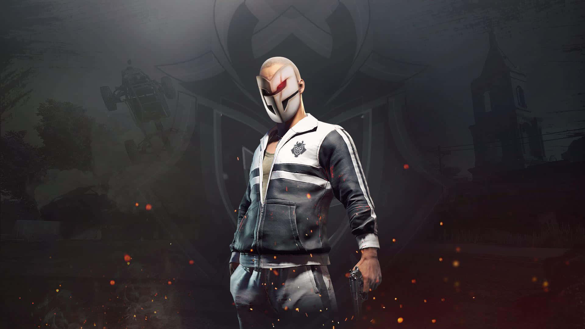2 Player Games, black and white tracksuit, fiery sparks, Full HD Desktop Wallpaper